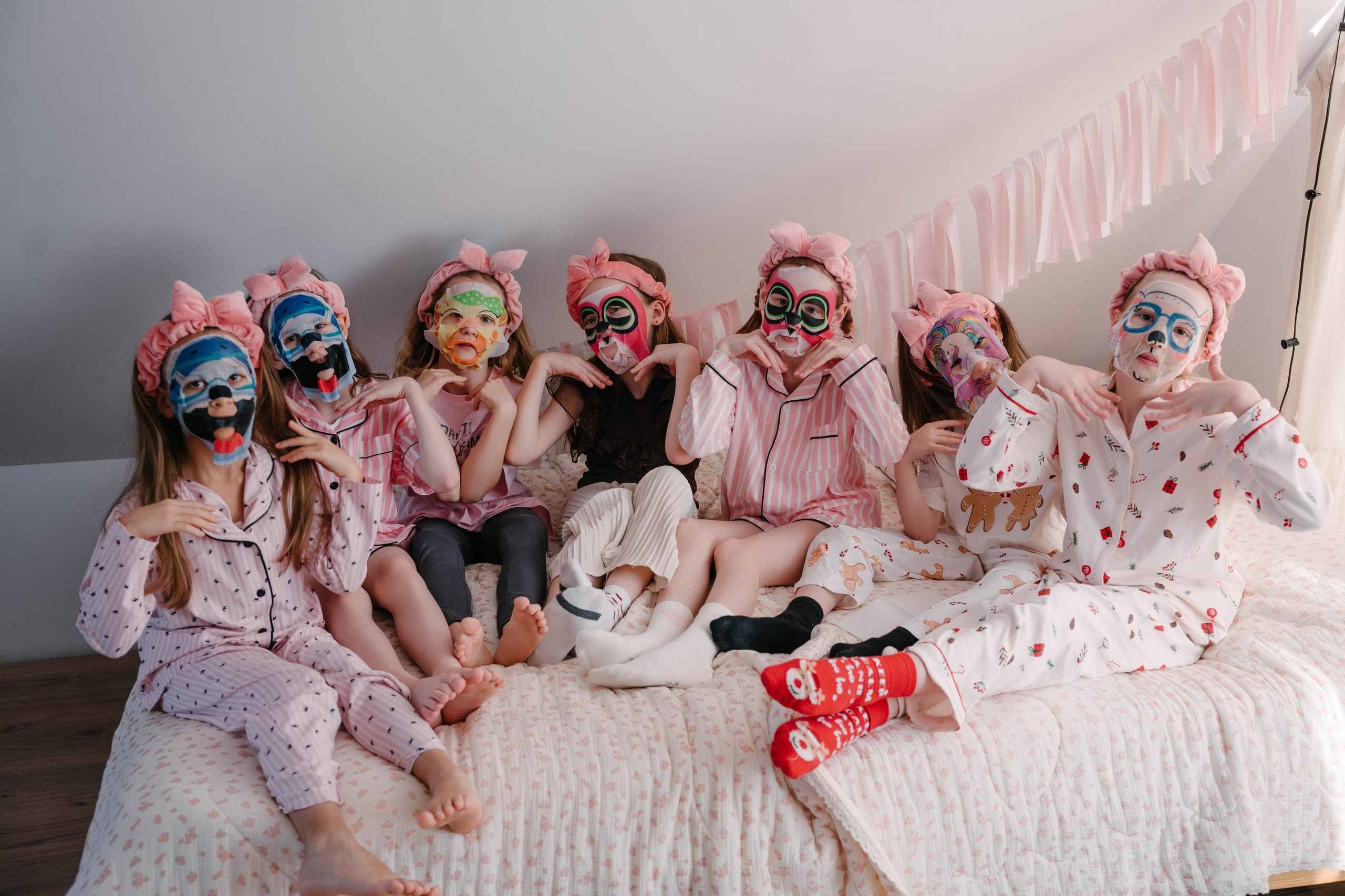 Пижамная вечеринка Варе 9 лет. Свадебный и семейный фотограф в Воронеже Анастасия Бойко