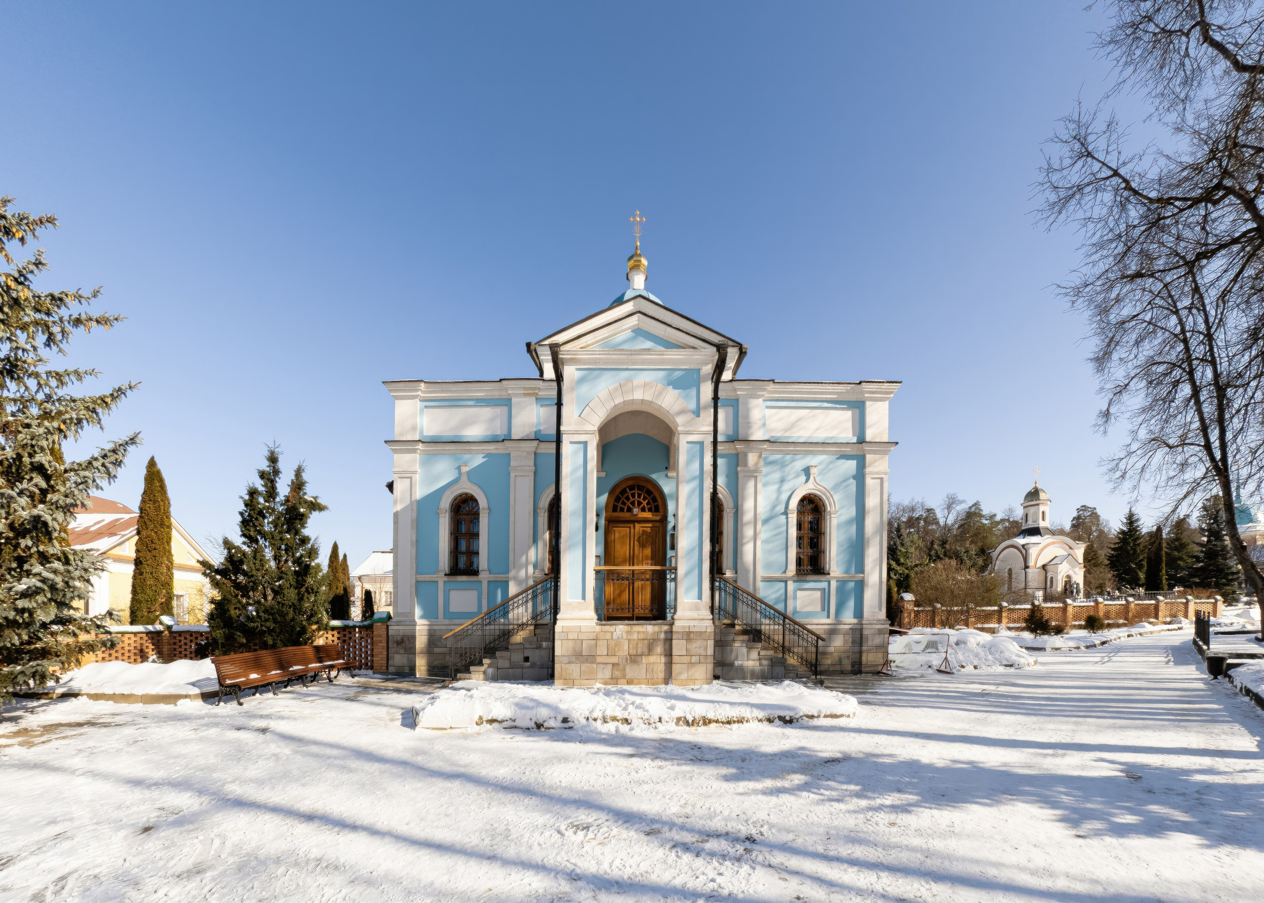 Оптина пустынь. Зима 2023 года. Фотограф Никифоров-Гордеев Сергей. Москва и МО