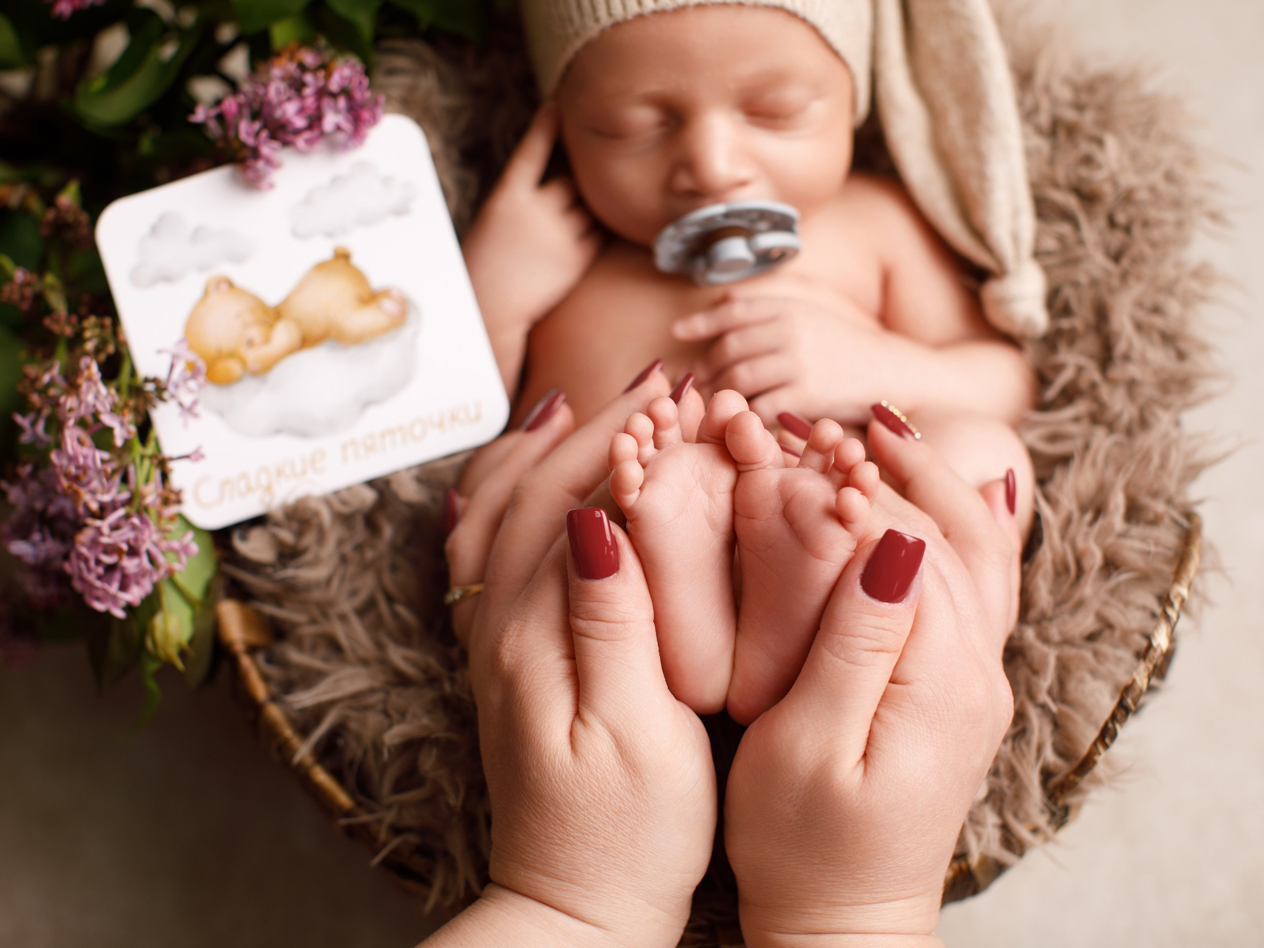 Портфолио фотосессия для новорожденных. Фотограф новорождённых и детей до года на КМВ