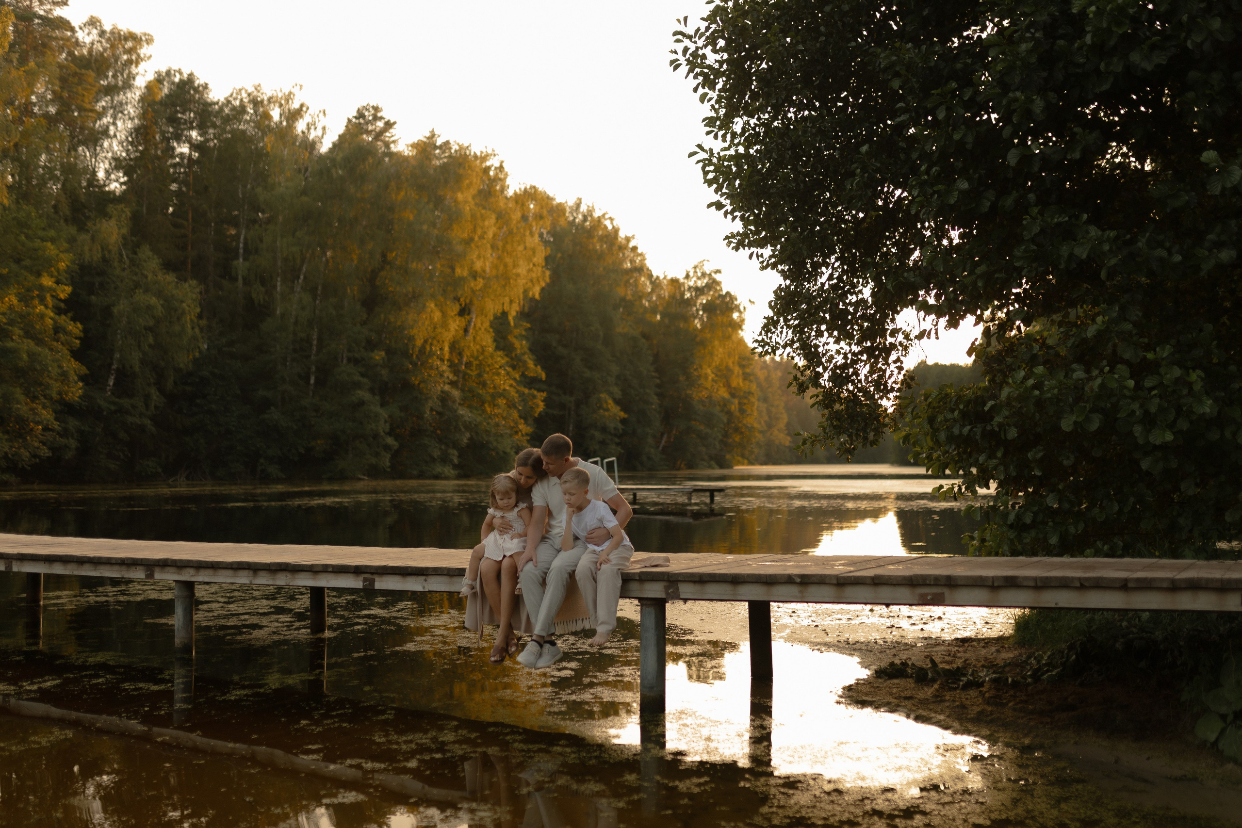 Алексей, Мария, Ваня и Варя. Фотограф Татьяна Семенова