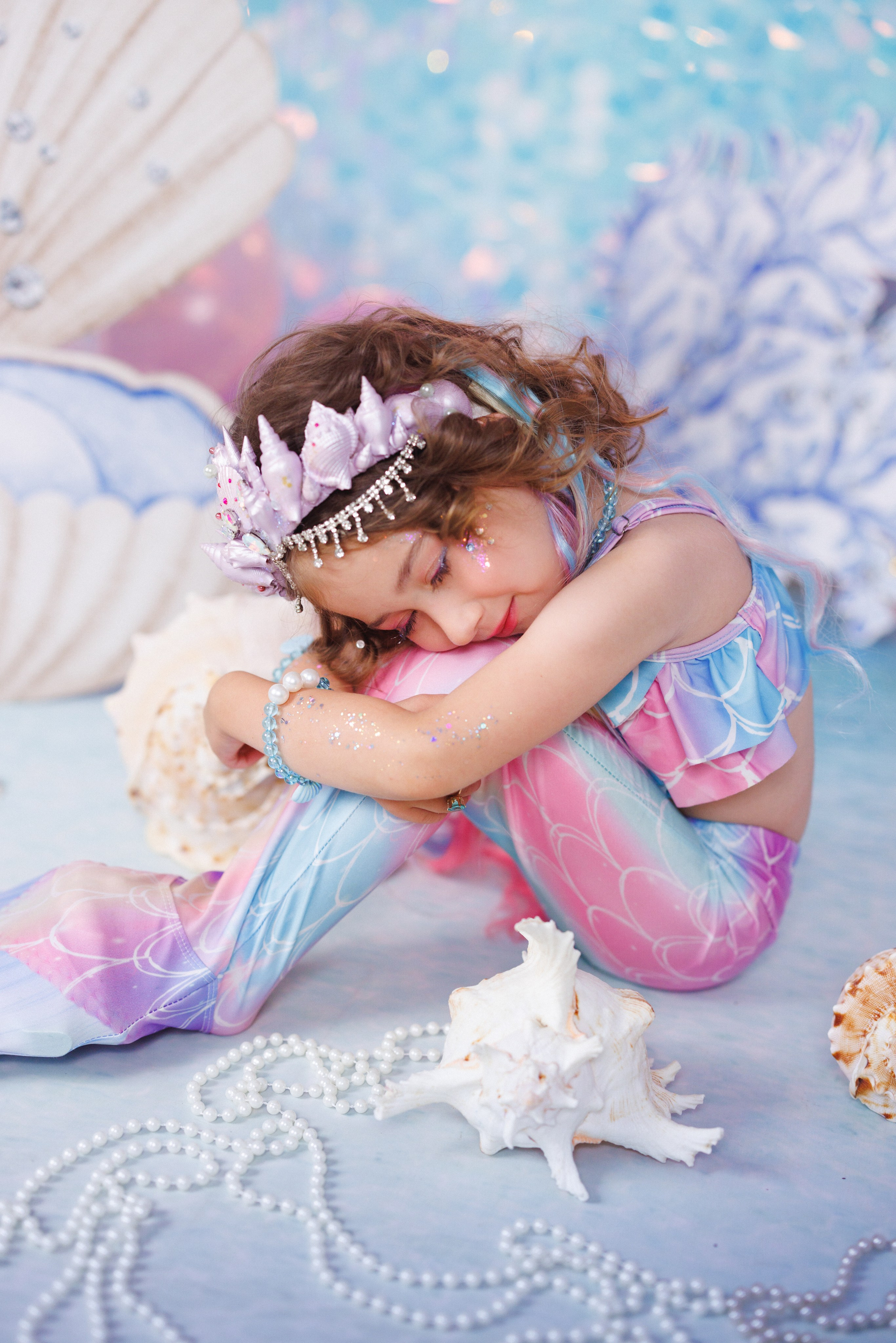 Детская фотосессия в образе «РУСАЛОЧКА», город Краснодар. Семейный и детский фотограф в Краснодаре Анна Трашкова