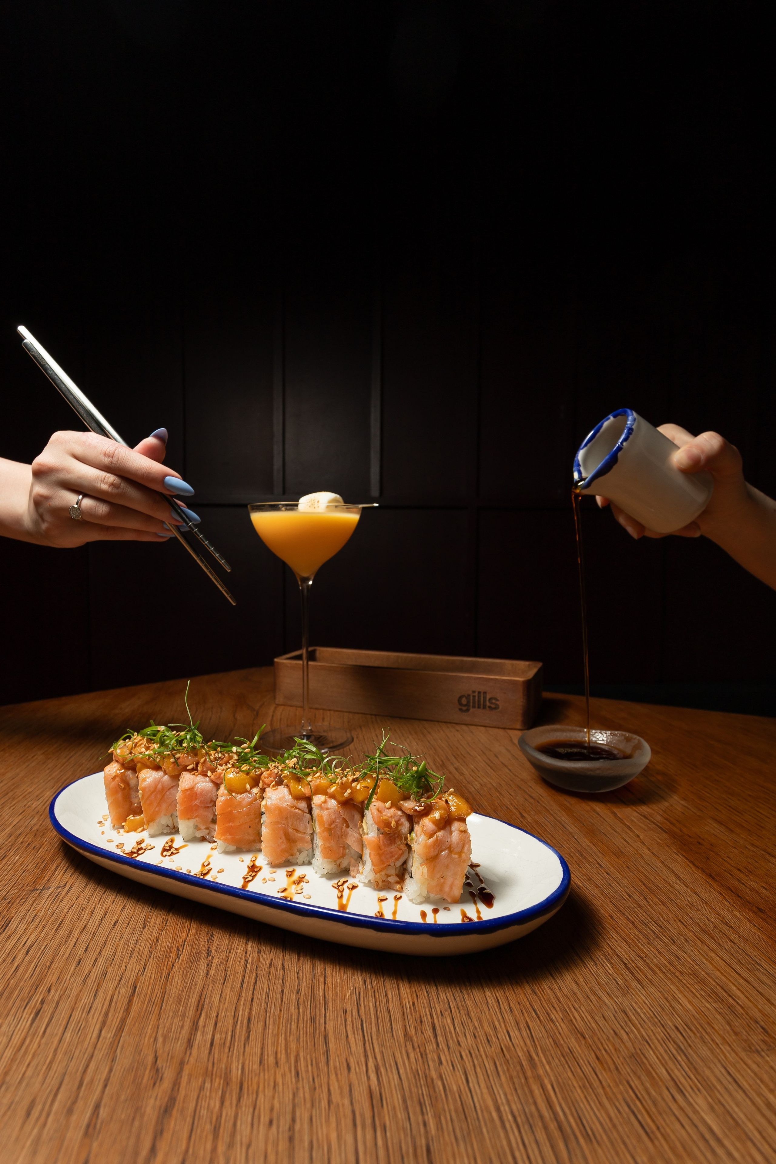Gills — ресторан японской кухни. Фотограф Санкт-Петербург Александра Косенко
