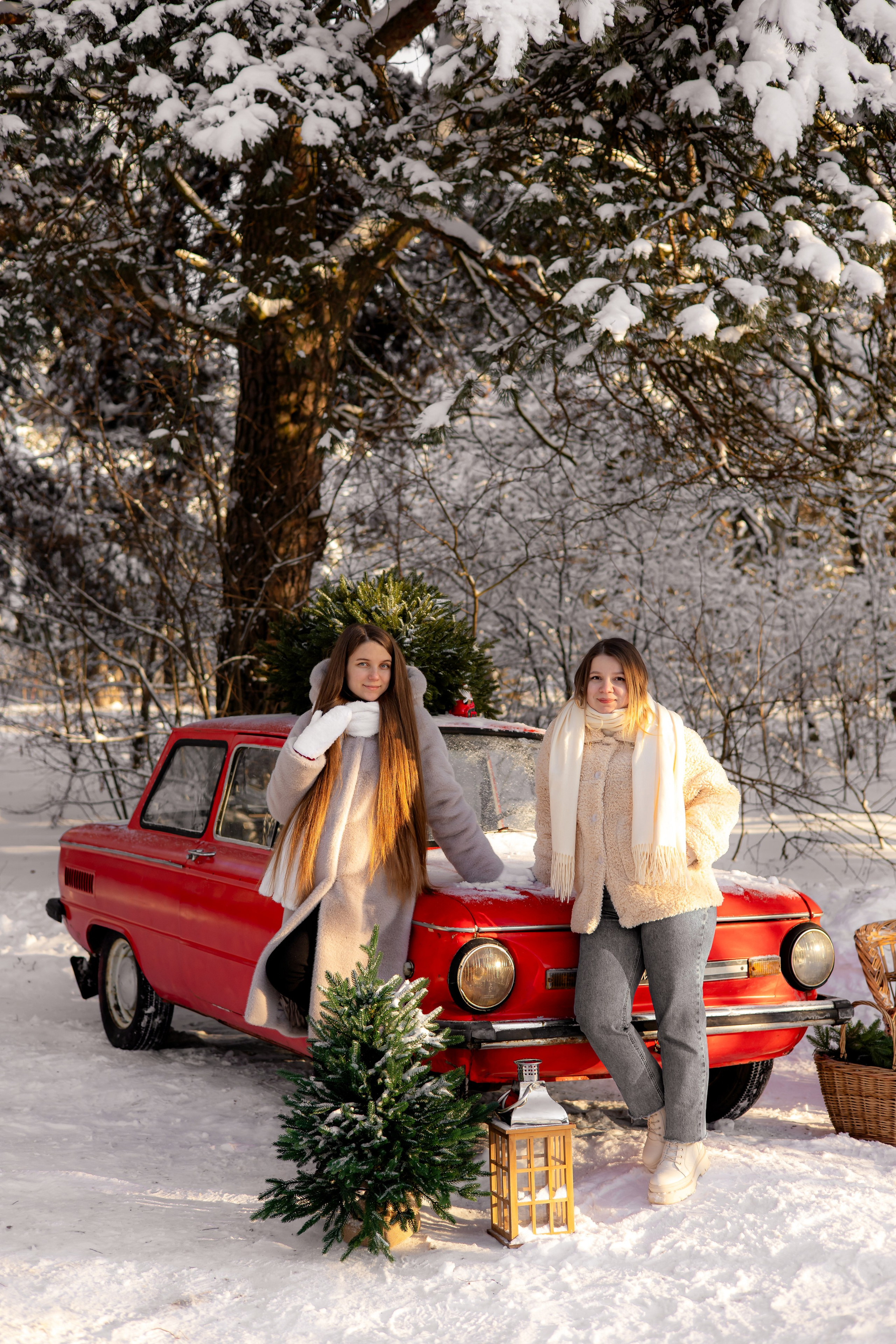 Фотодень «Авто в зимнем лесу». Детский и семейный фотограф Алёна Агеева