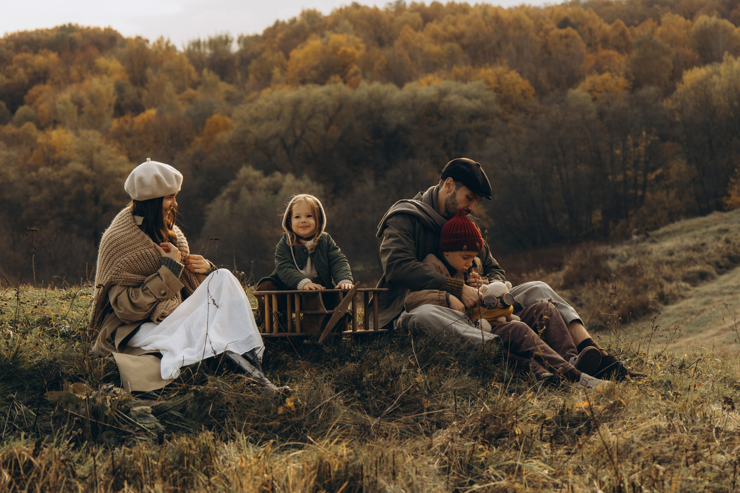 Теплая осенняя история. Семейный фотограф в Москве Лоншакова Кристина