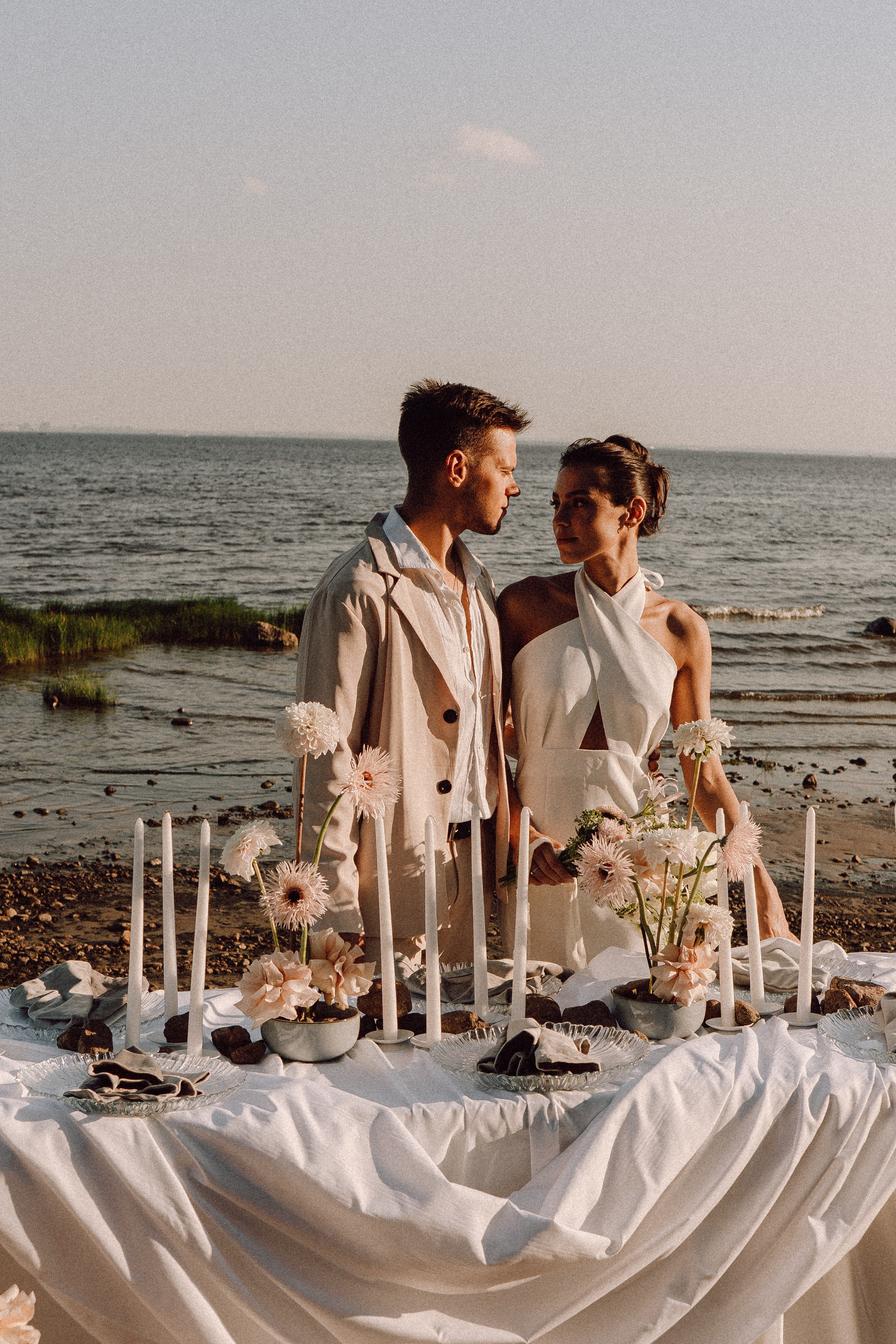СВАДЕБНАЯ ФОТОСЕССИЯ ВЫЕЗДНОЙ ЦЕРЕМОНИИ (ФИНСКИЙ ЗАЛИВ). Профессиональный фотограф, Санкт-Петербург — Виктория Богомолова