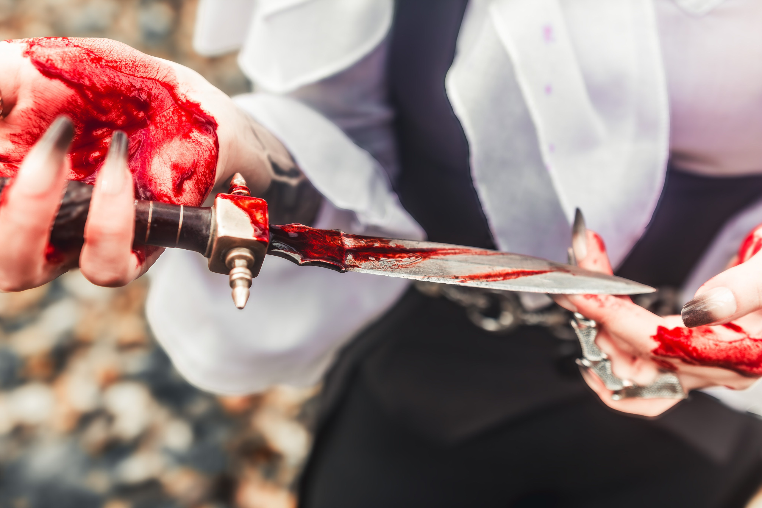 Фотосессия Вампиры в лесу