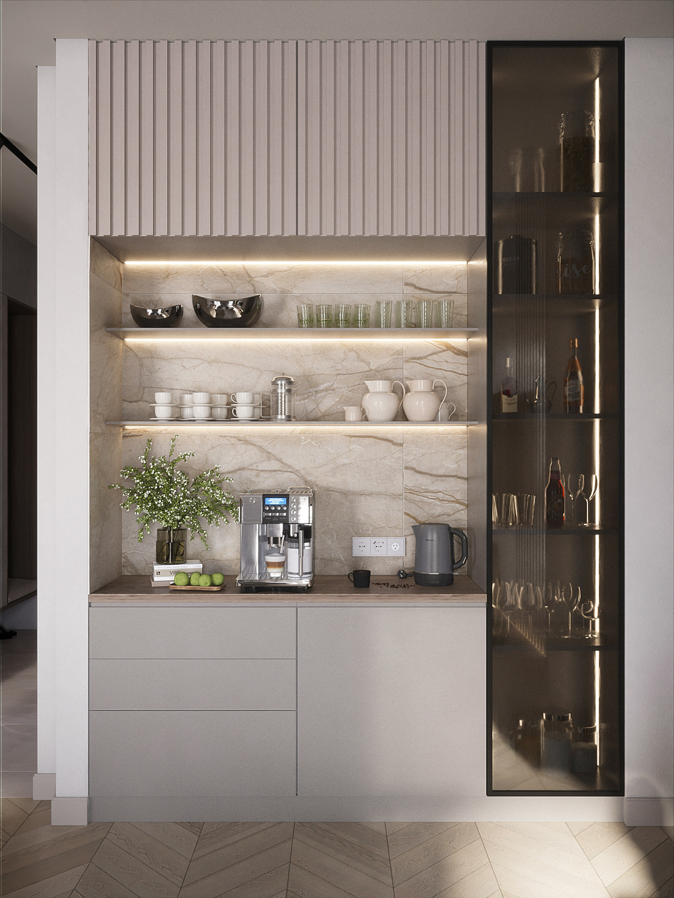 Квартира 64 кв.м. Юлия Григорьева — 3D визуализатор