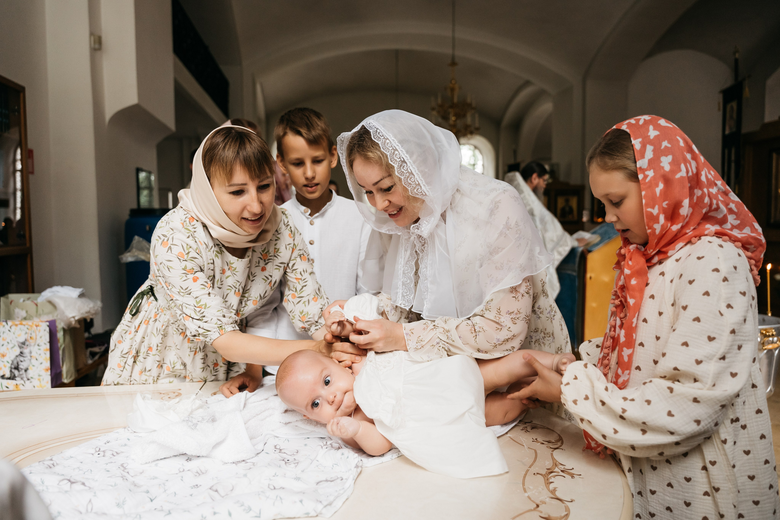 Крещение Анфисы. Алёна Хомич. Свадебный и семейный фотограф Коломна, Москва