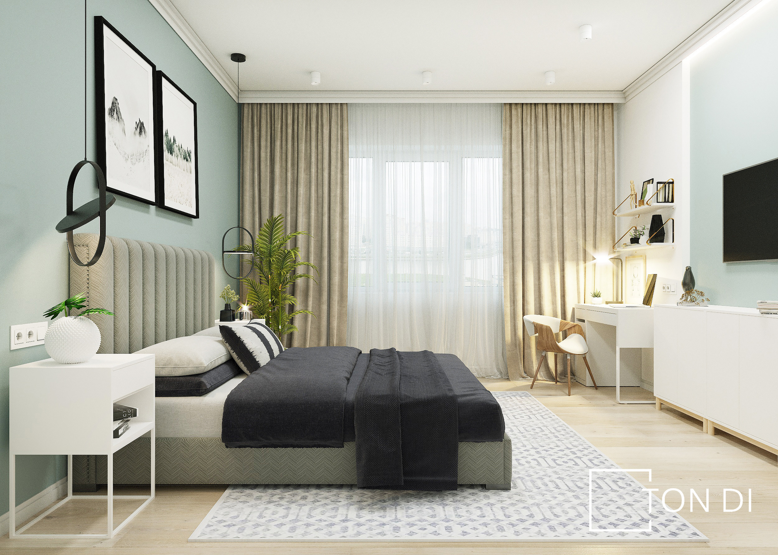 Дизайн-проект квартиры ЖК Жемчужный каскад. Дизайнер интерьера квартир и частных домов