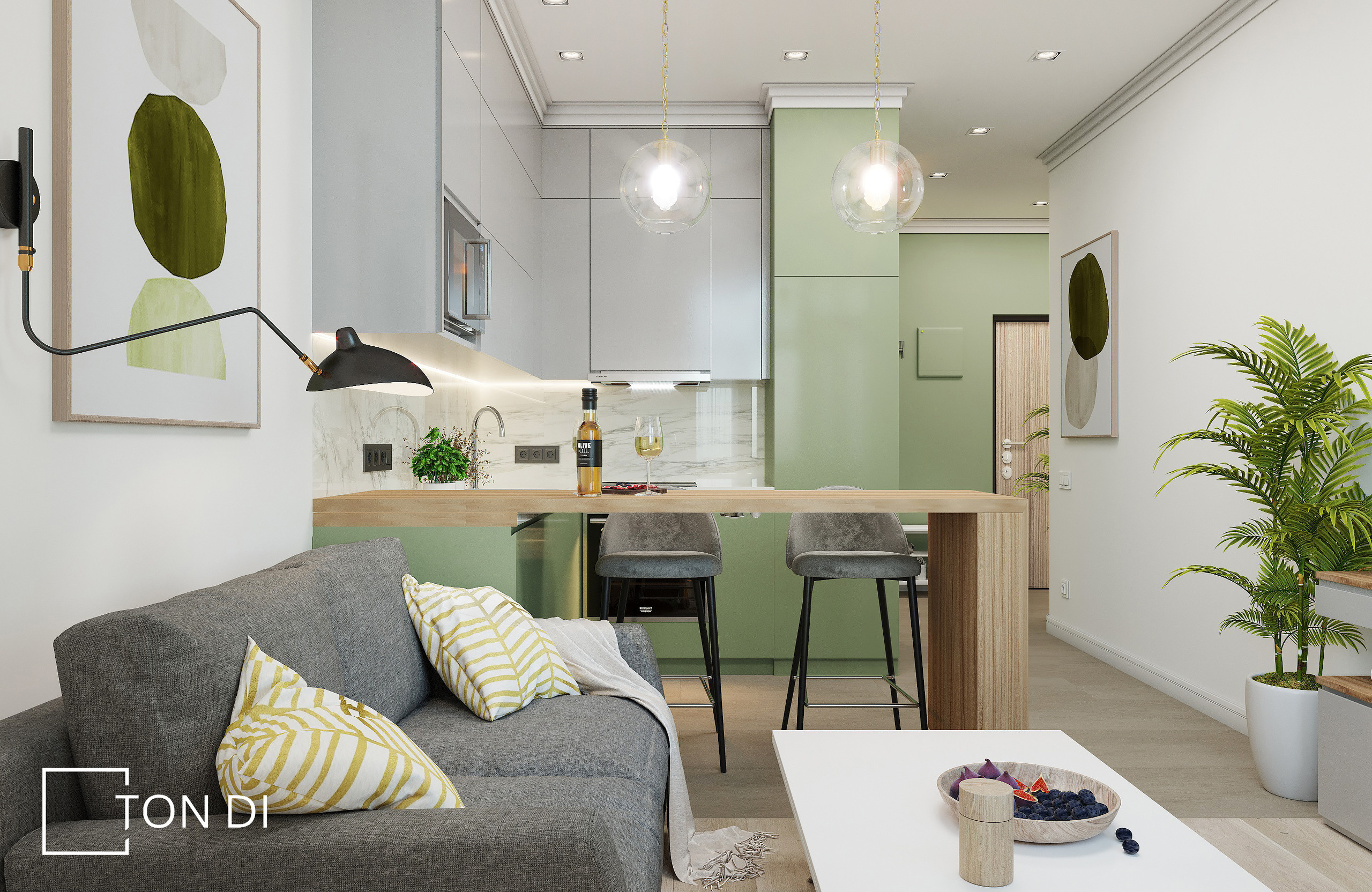 Дизайн-проект квартиры ЖК Жемчужный каскад. Дизайнер интерьера квартир и частных домов