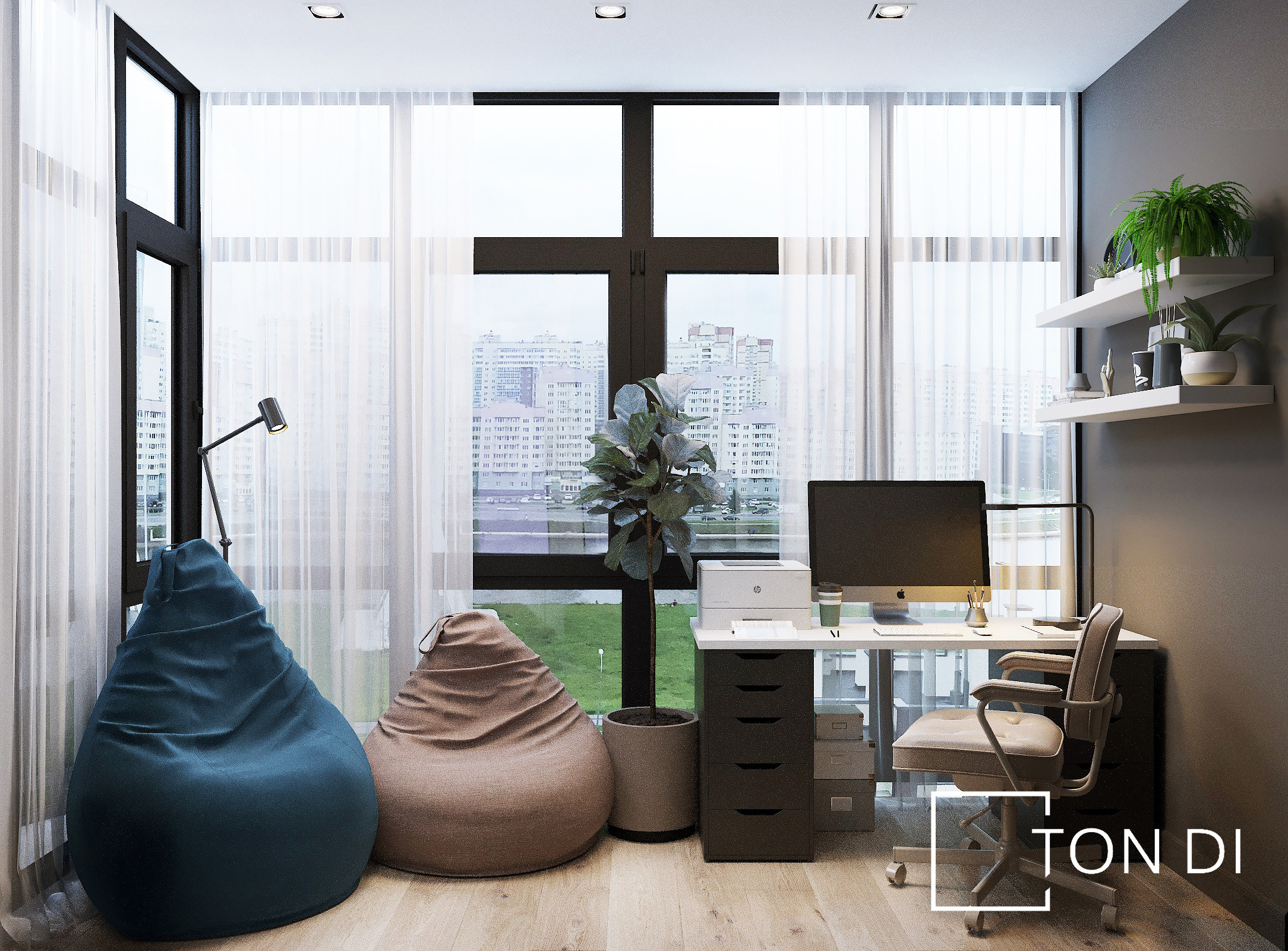 Дизайн-проект квартиры ЖК Жемчужный каскад. Дизайнер интерьера квартир и частных домов