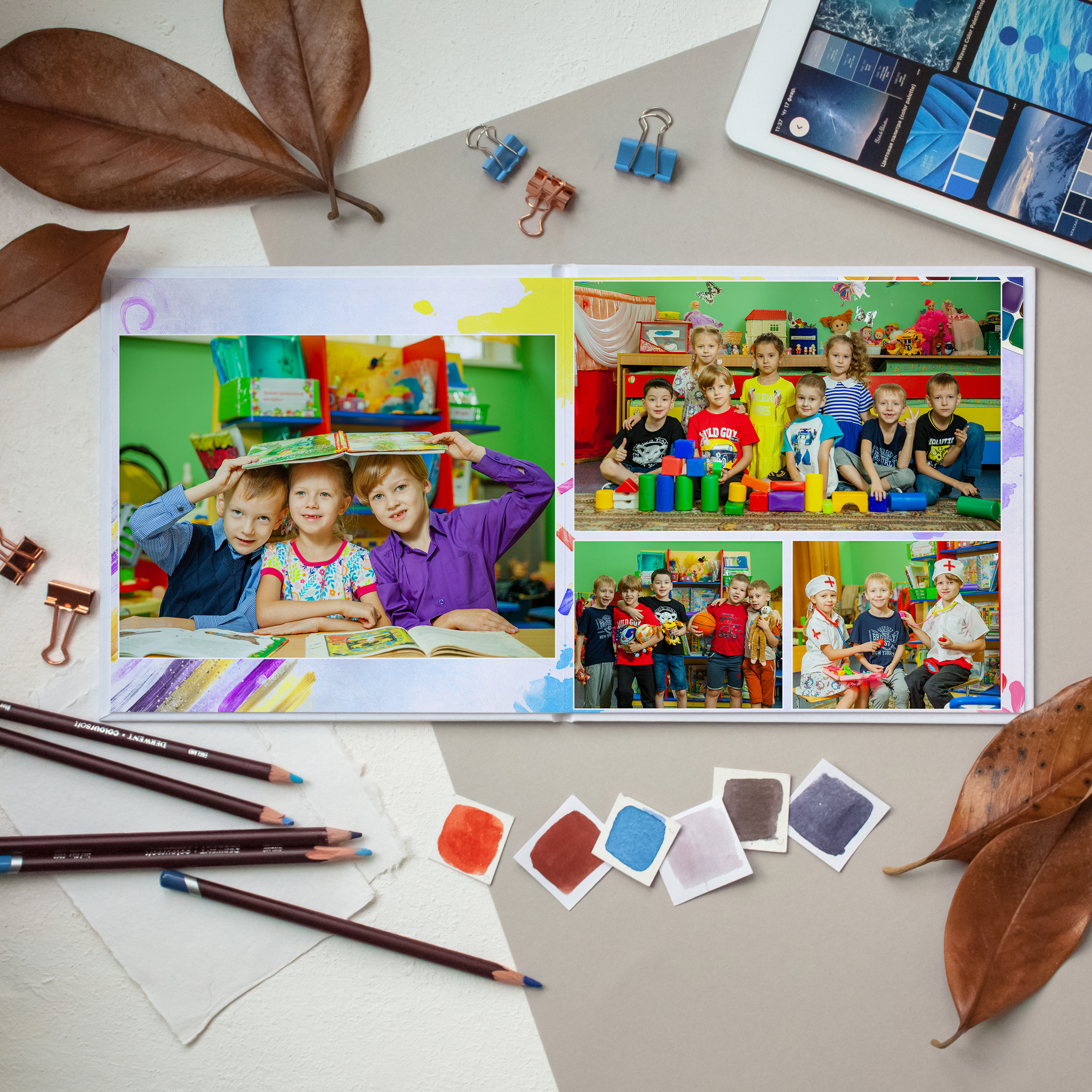 ВЕСЁЛЫЕ КУБИКИ 3000. Выпускные альбомы для садика и школы в Набережных Челнах