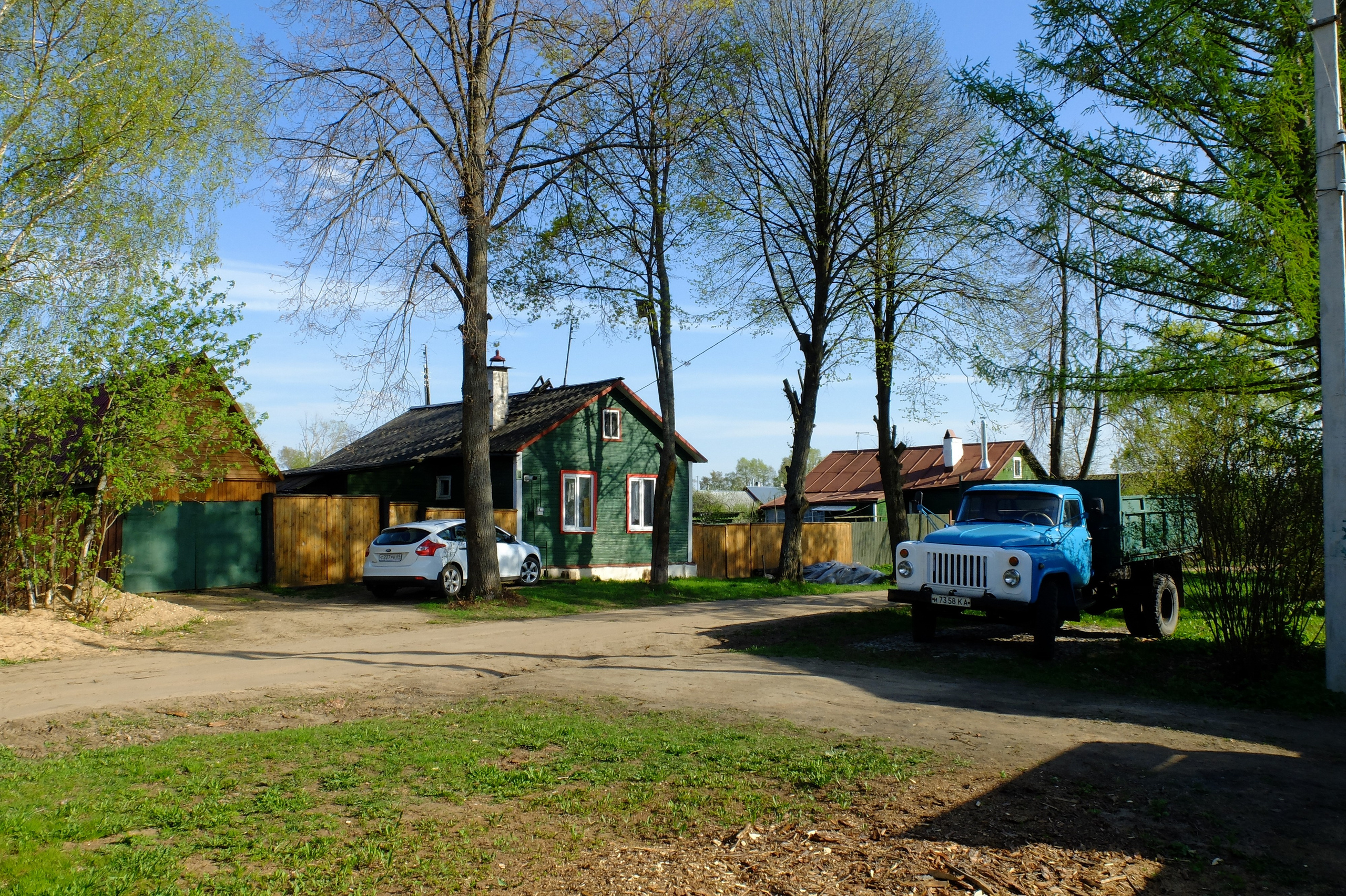 деревня деревенский пейзаж Калязин