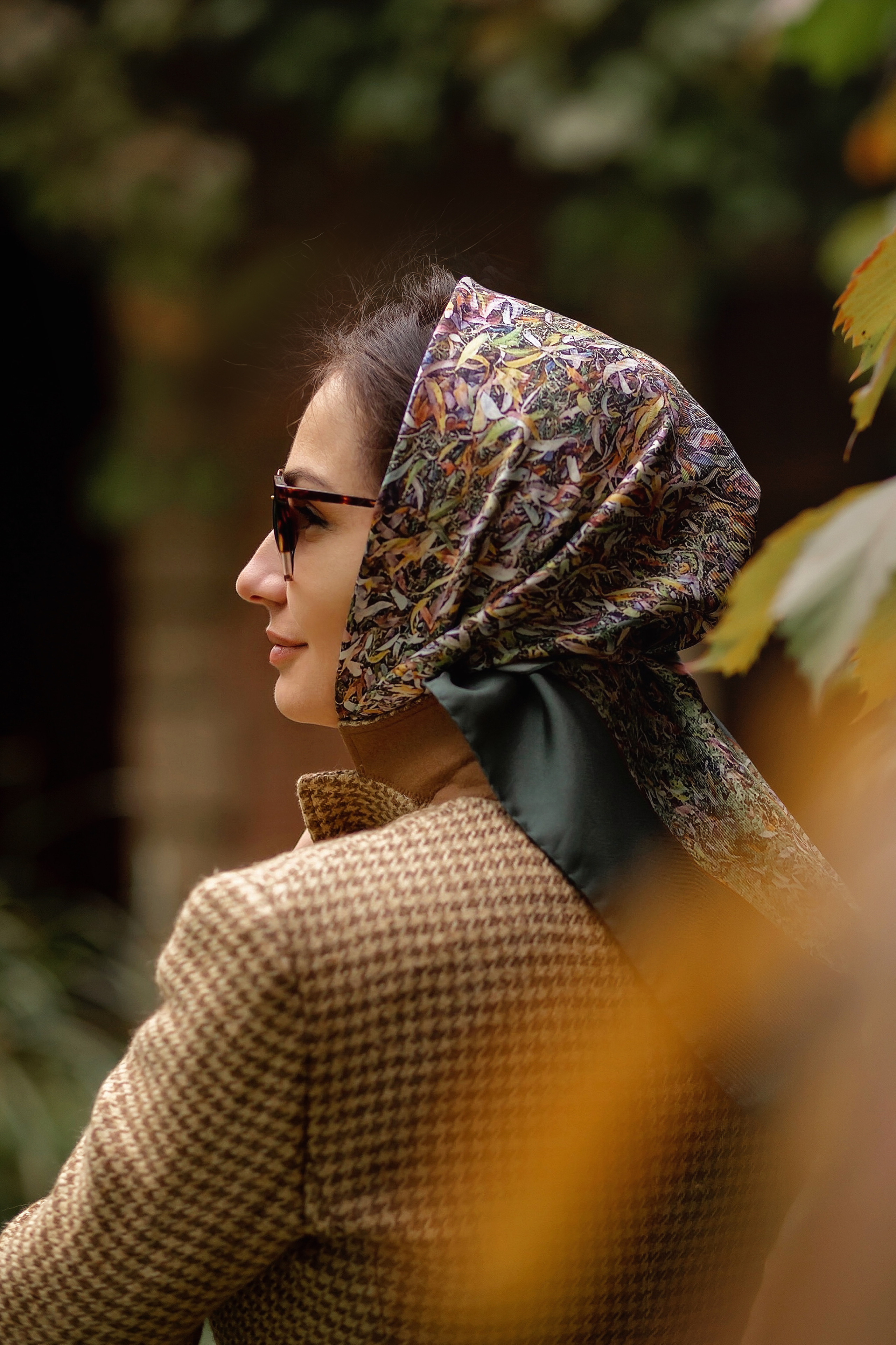 Марина, создательница платков. Фотограф в Москве Ксения Мокрушина | Brand & Women photographer