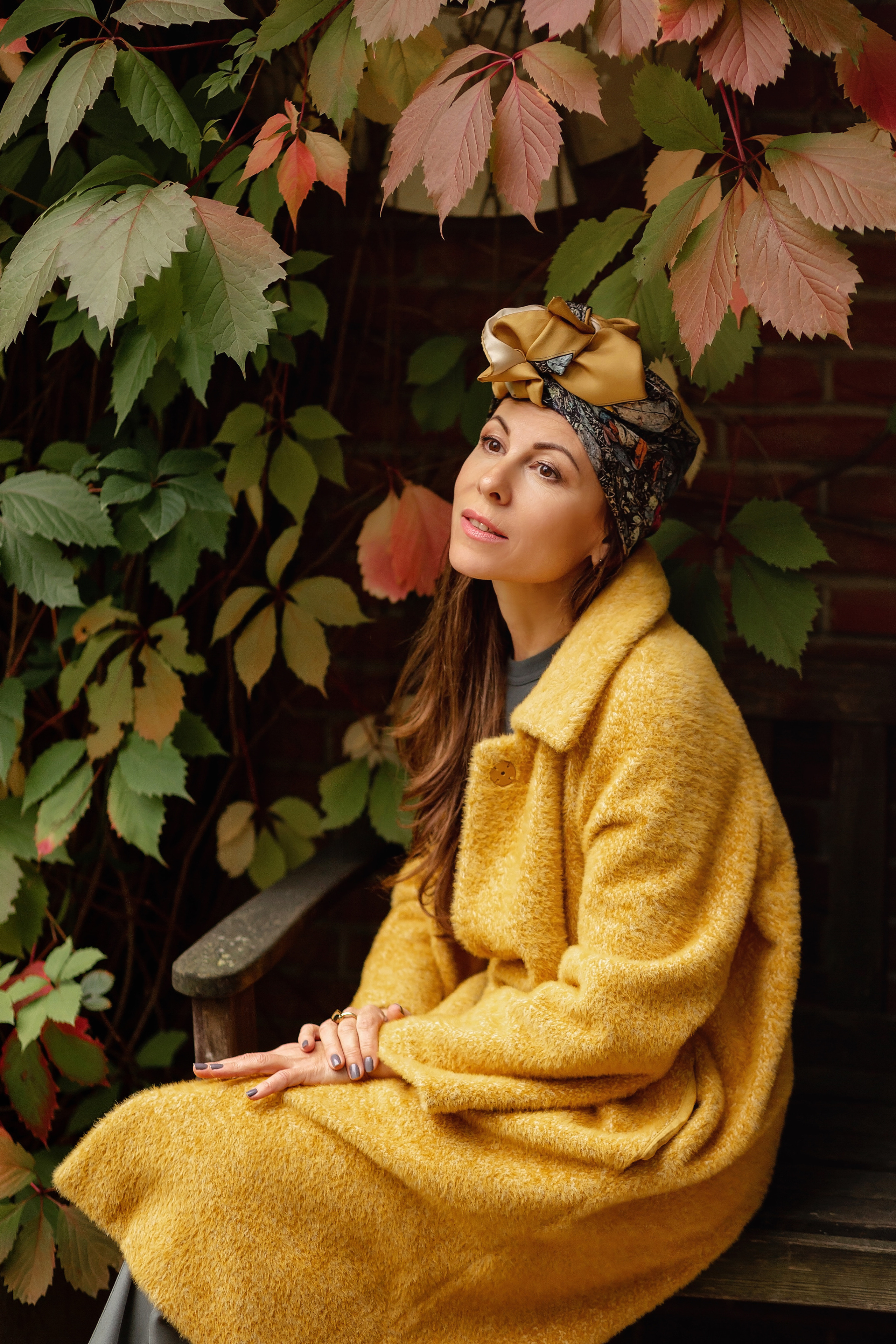 Марина, создательница платков. Фотограф в Москве Ксения Мокрушина | Brand & Women photographer