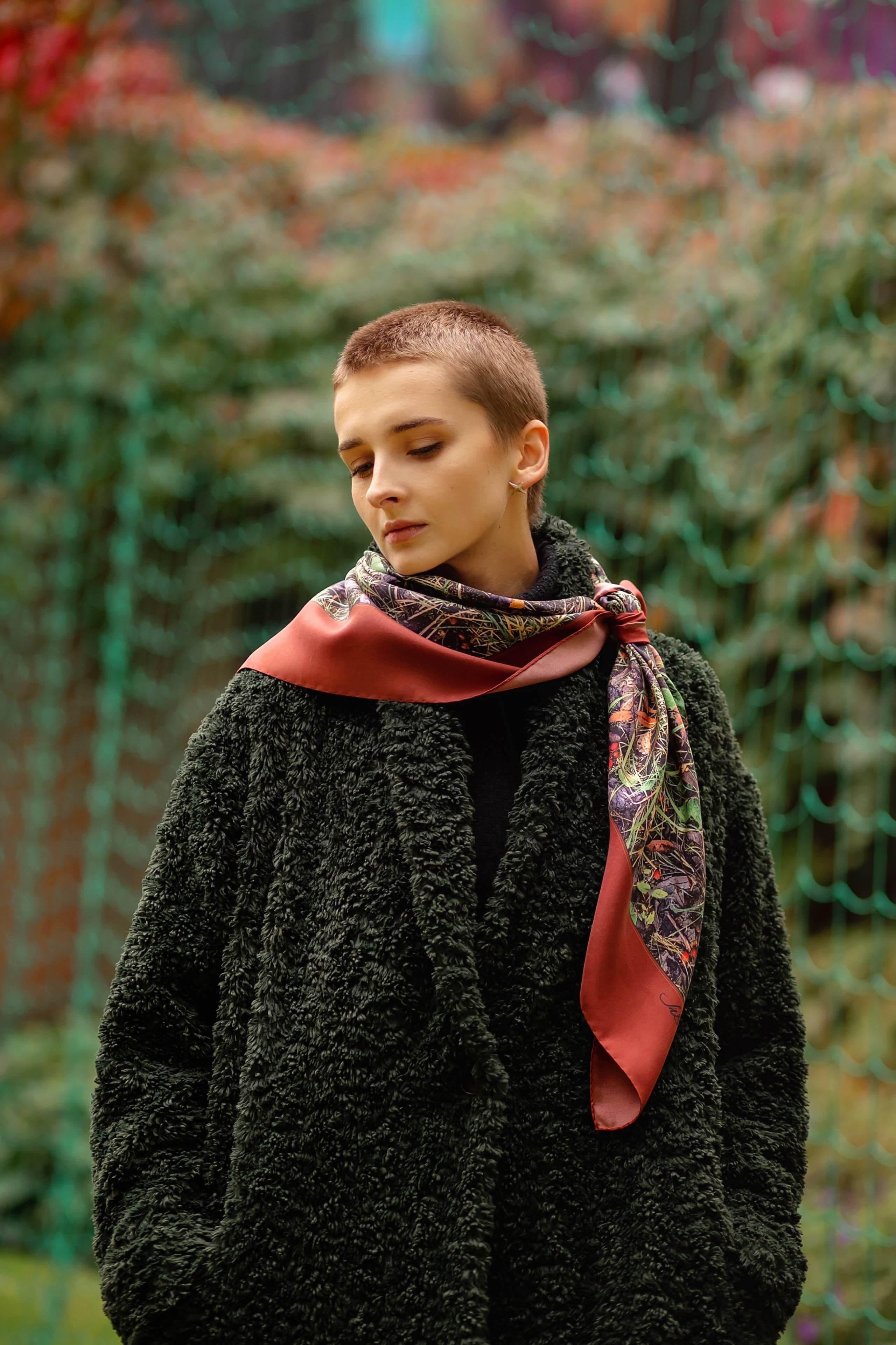 Марина, создательница платков. Фотограф в Москве Ксения Мокрушина | Brand & Women photographer