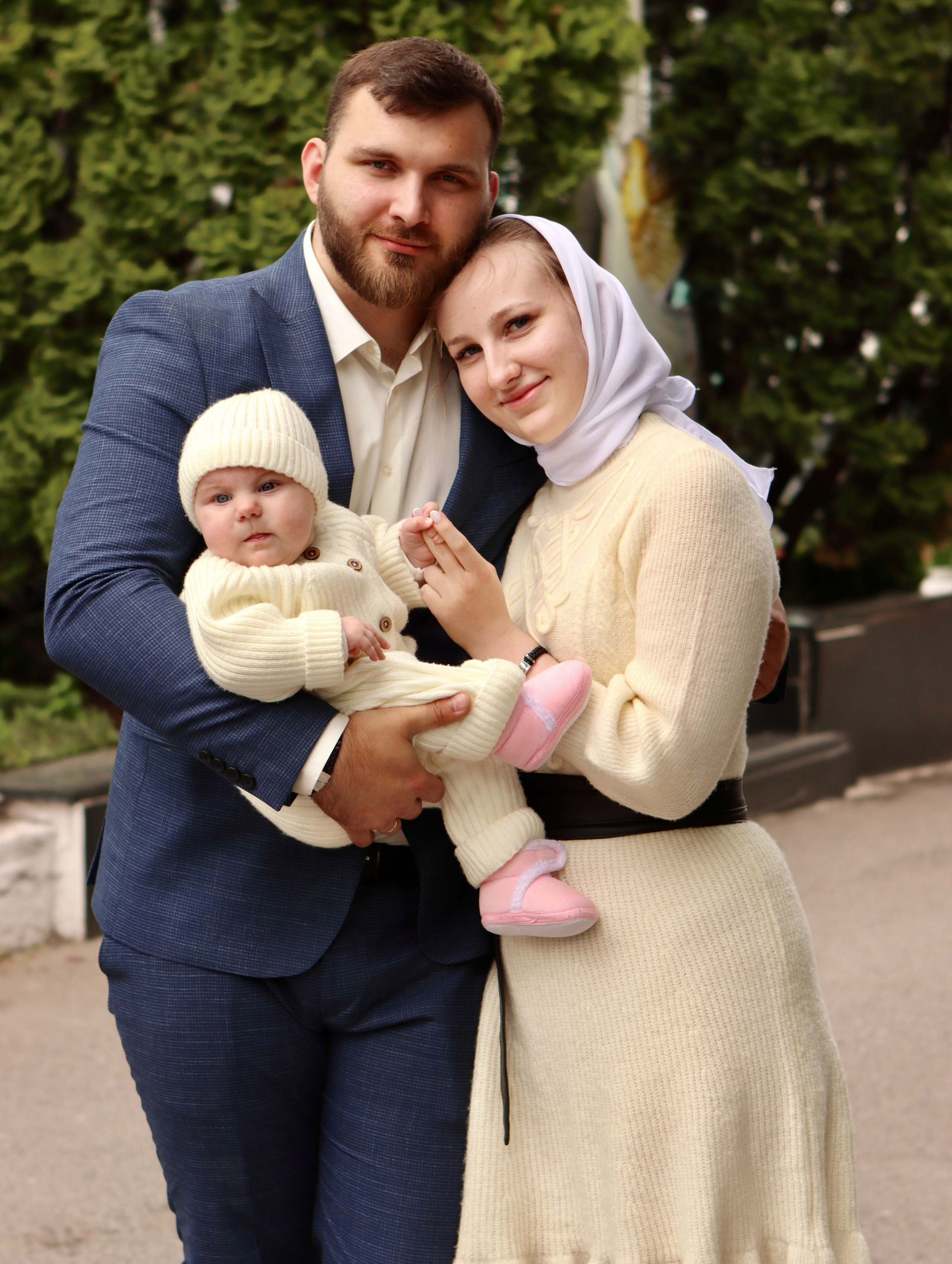 Анастасия и Вадим — крещение Виктории. Фотограф в Курске Смирнов Евгений