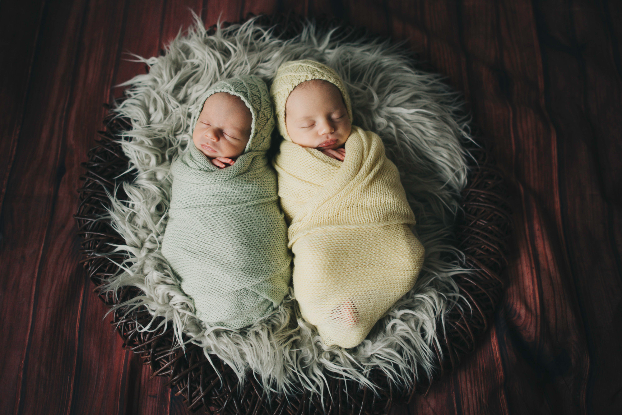 Фотосессия новорождённых двойняшек. Фотограф в Москве новорожденные свадьбы семьи Дарья Ларионова