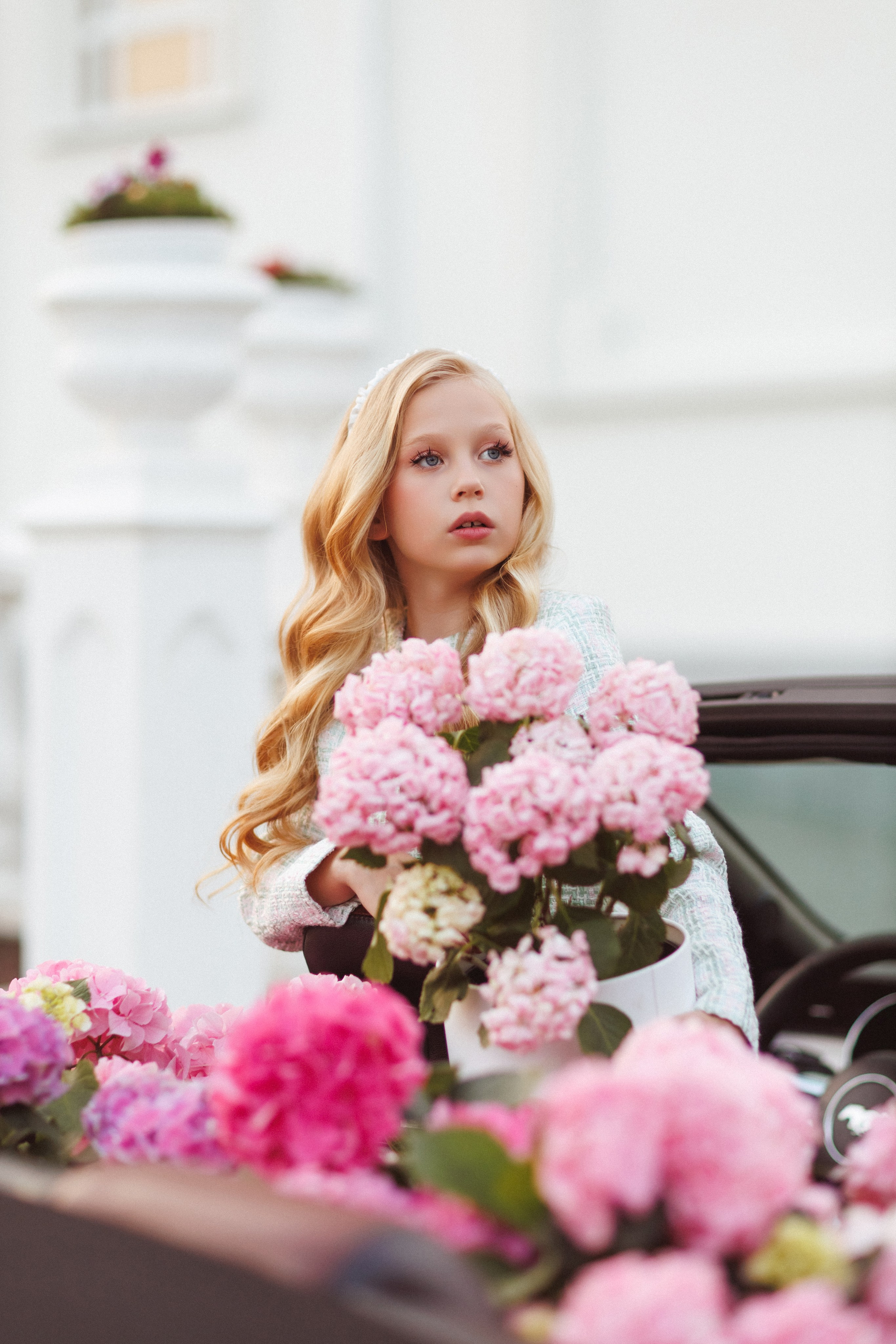 Фотосессия с Кабриолетом и живыми цветами, город Краснодар. Семейный и детский фотограф в Краснодаре Анна Трашкова