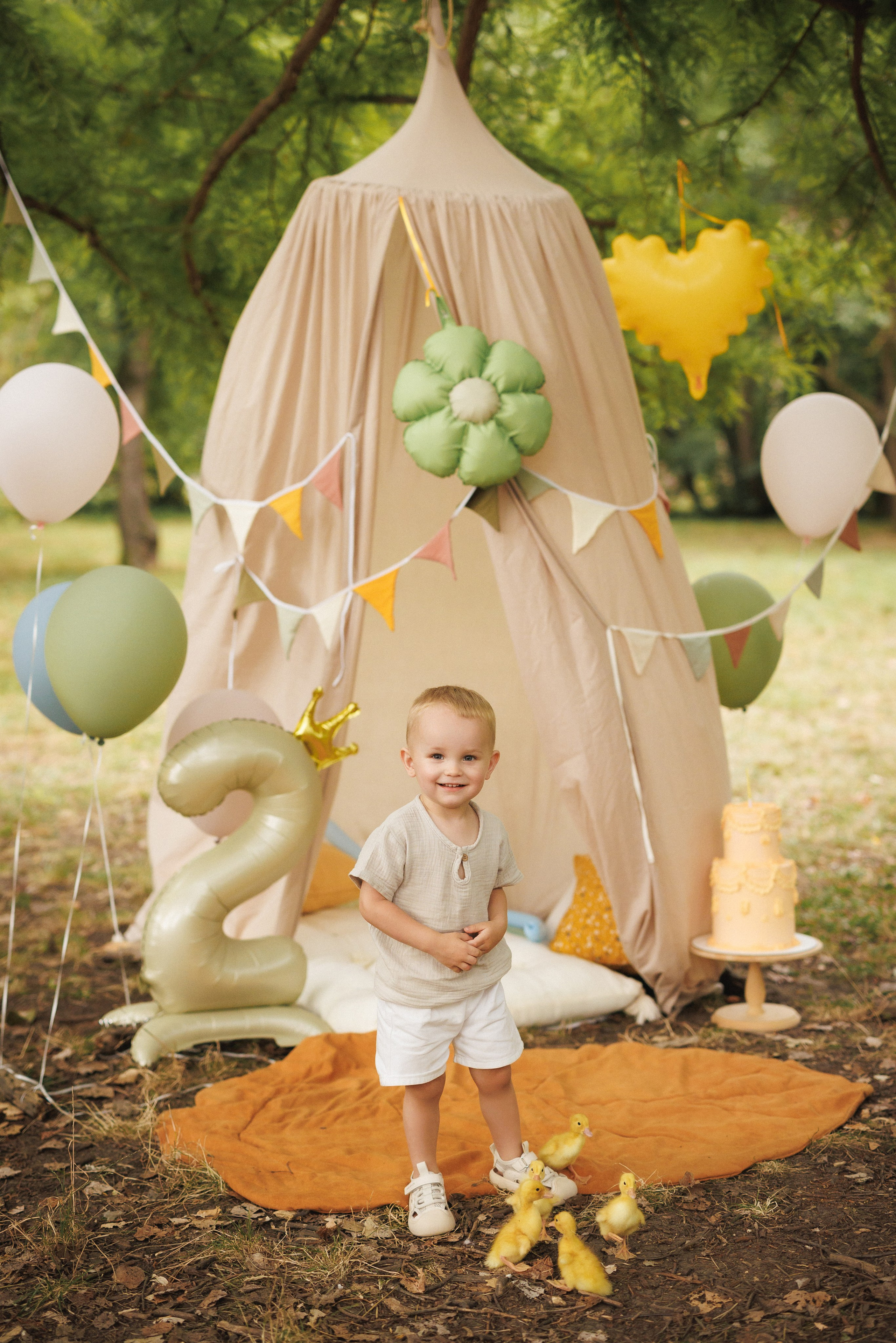 Детская, семейная фотосессия для именинников в парке, город Краснодар. Семейный и детский фотограф в Краснодаре Анна Трашкова