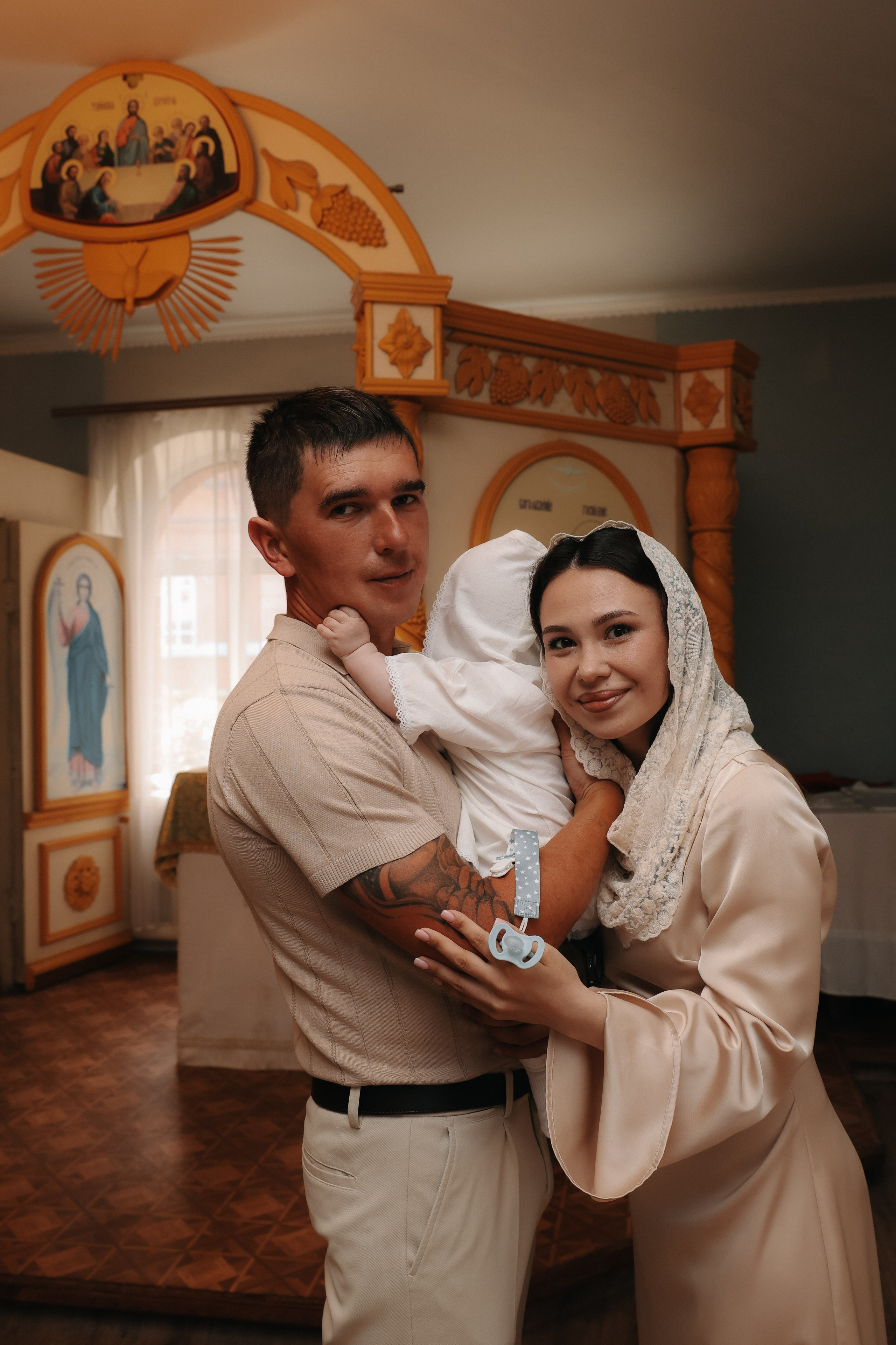 Таинство крещения Савелия. Свадебный и семейный фотограф в городе Пенза, Саранск, Ковылкино