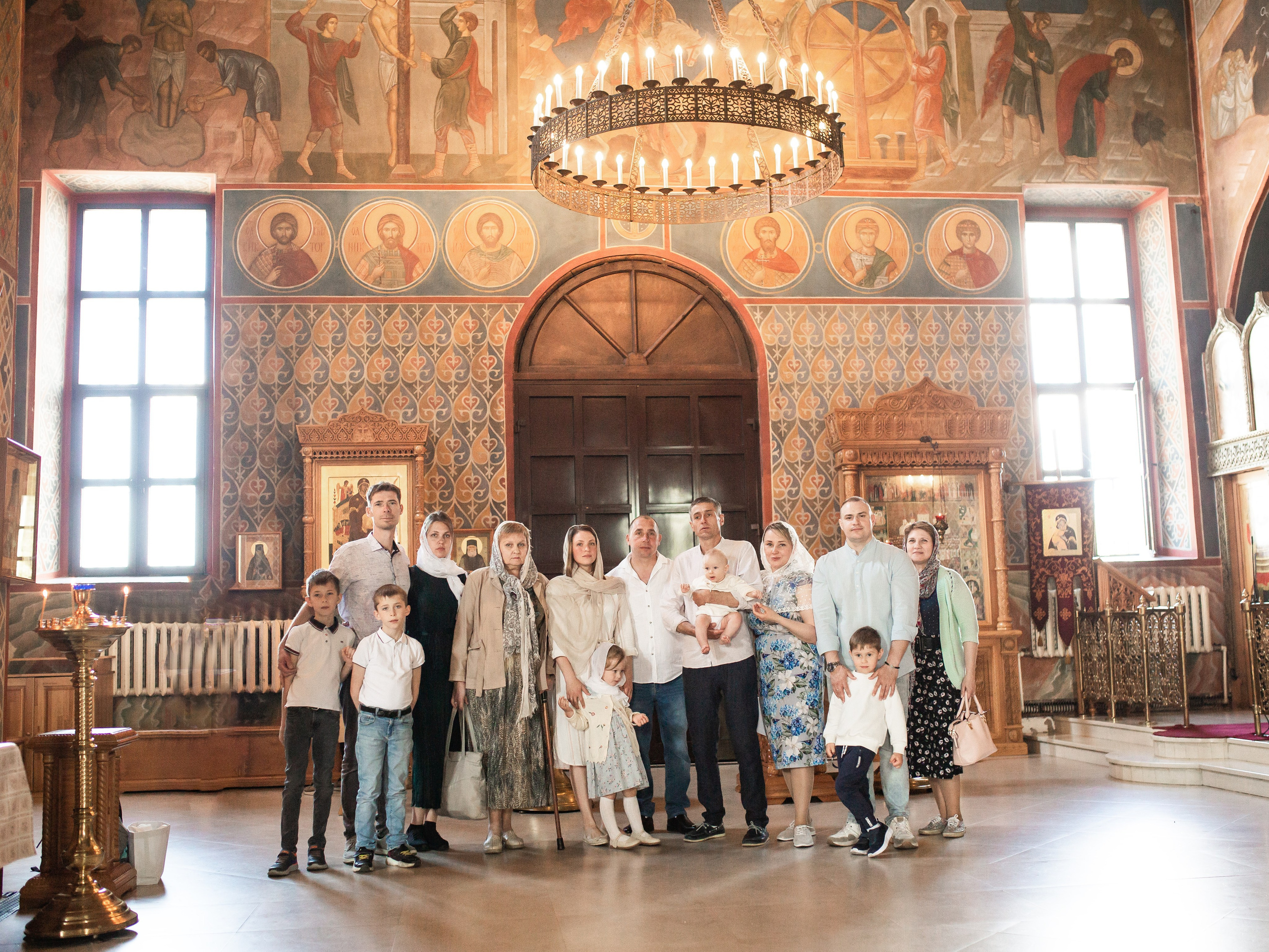 Крещение в храме г. Наро-Фоминск. Фотограф Олеся Бакалина