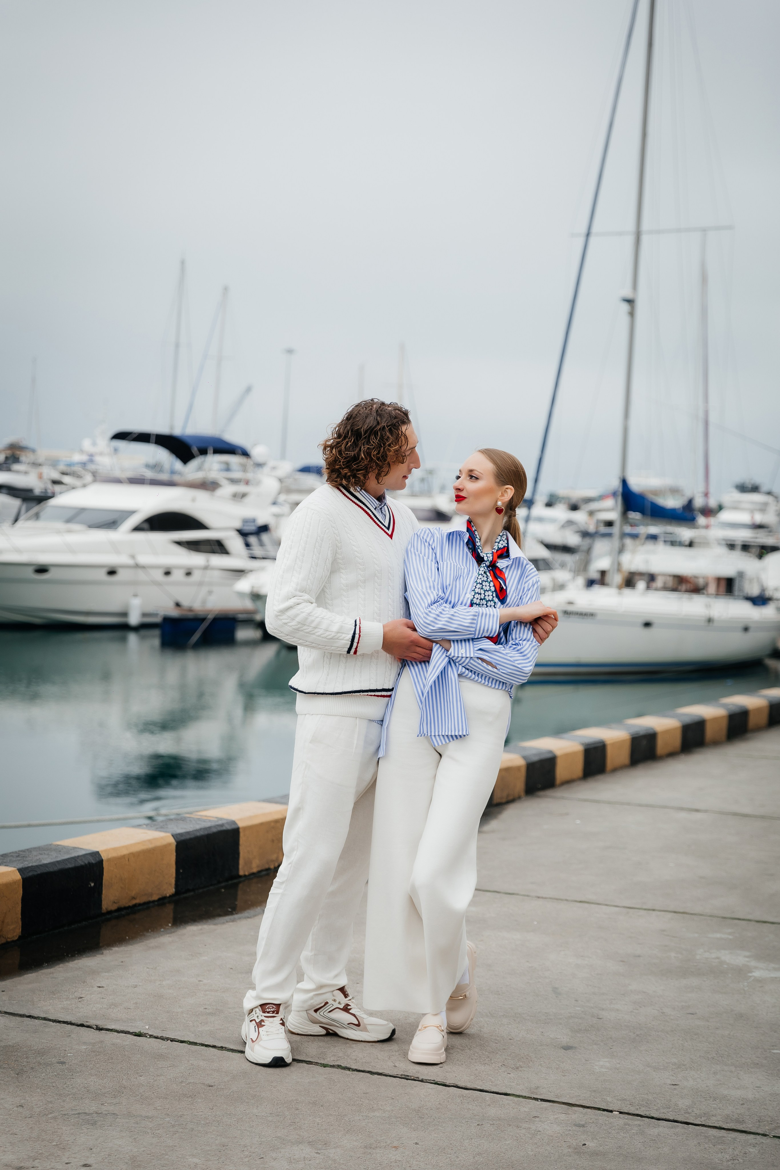 В морском порту. Свадебный и семейный фотограф Краснодарский край