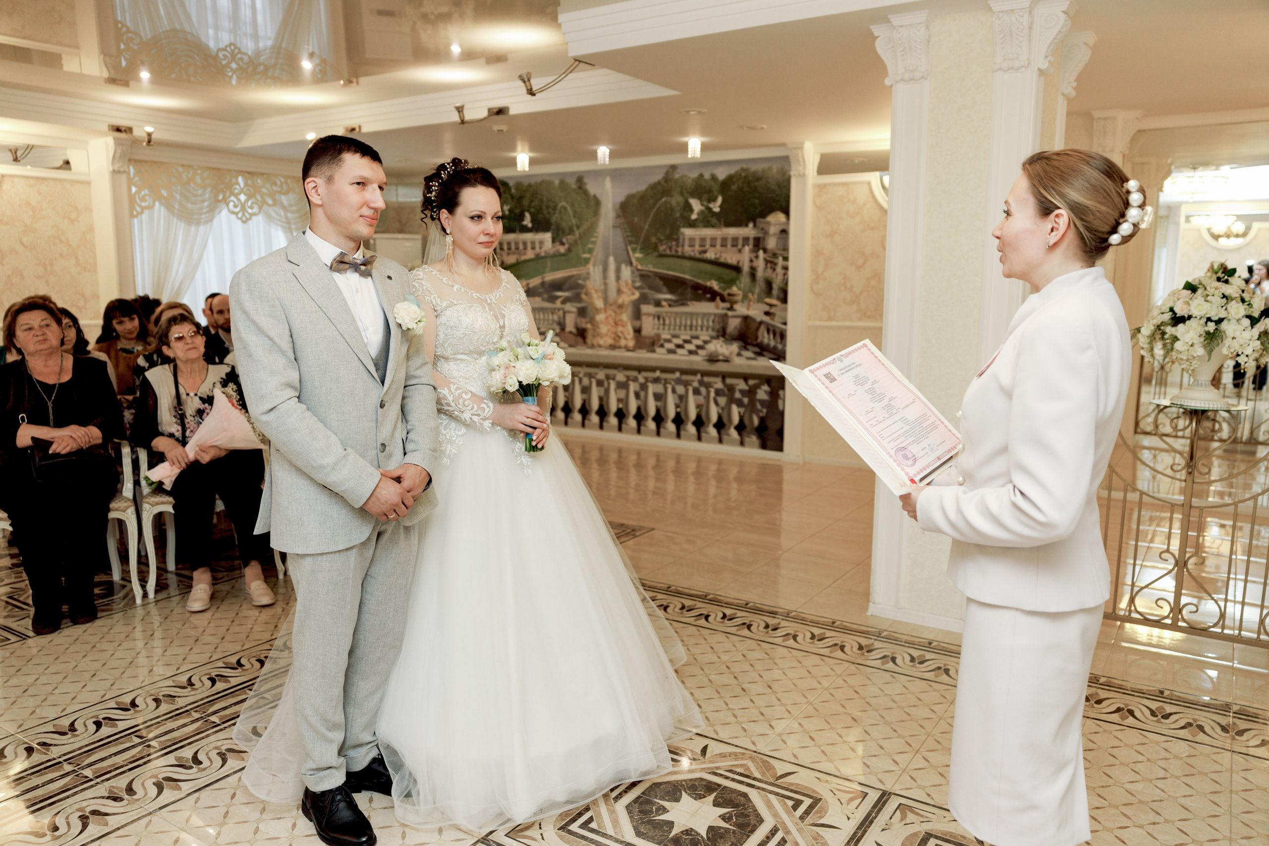 Зимняя свадьба Петергоф. Фотограф в Санкт-Петербурге Знаменская Ирина