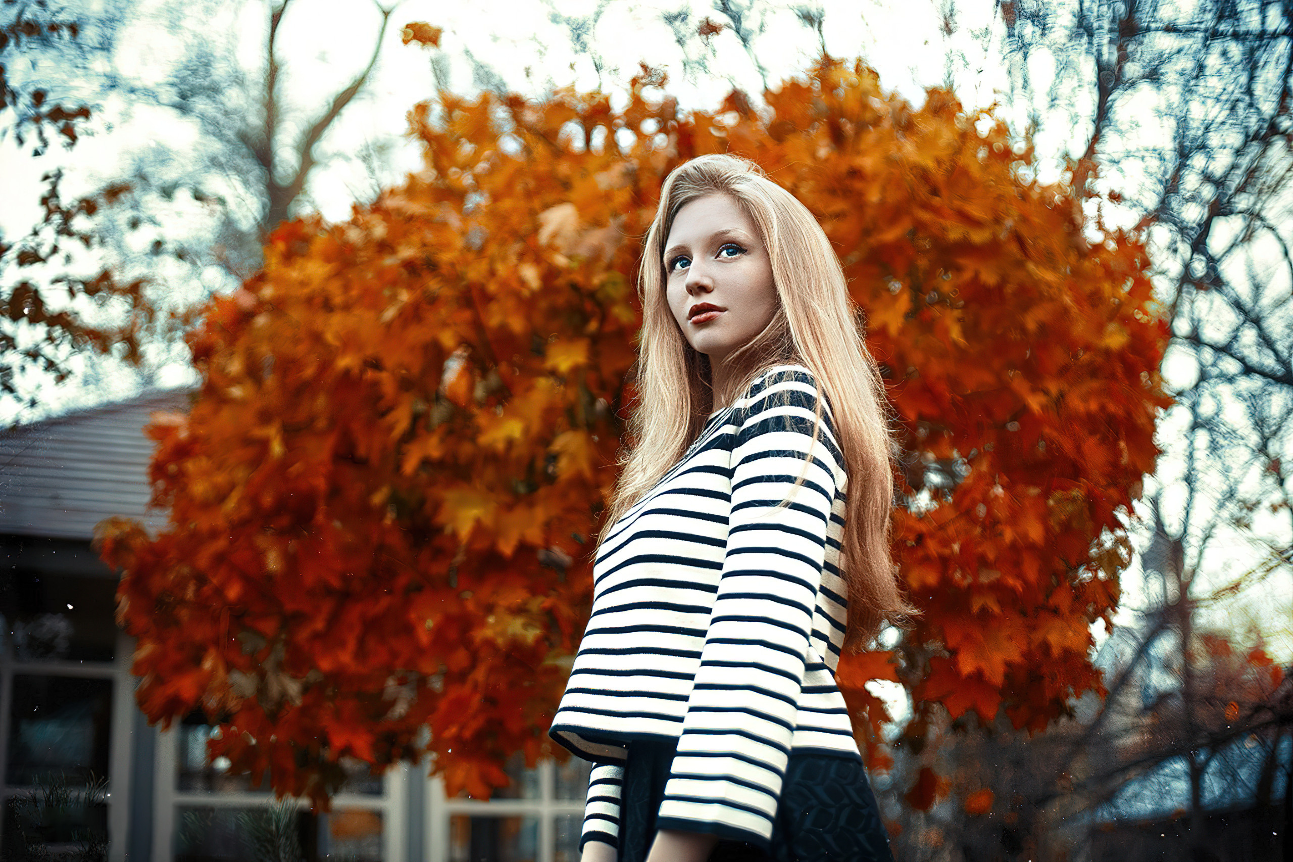 модельная фотосессия на природе