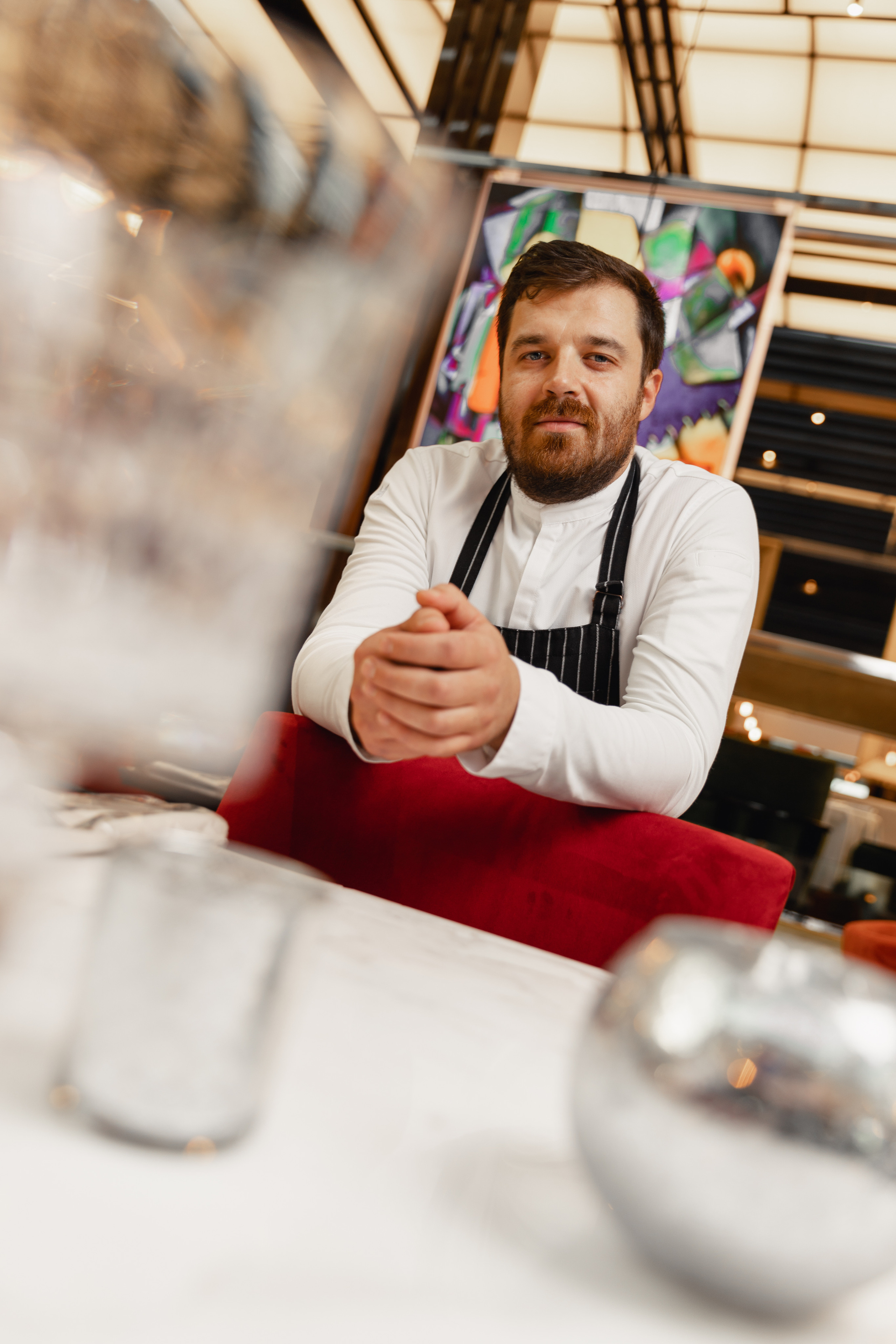 Деловой портрет шефповар для журнала