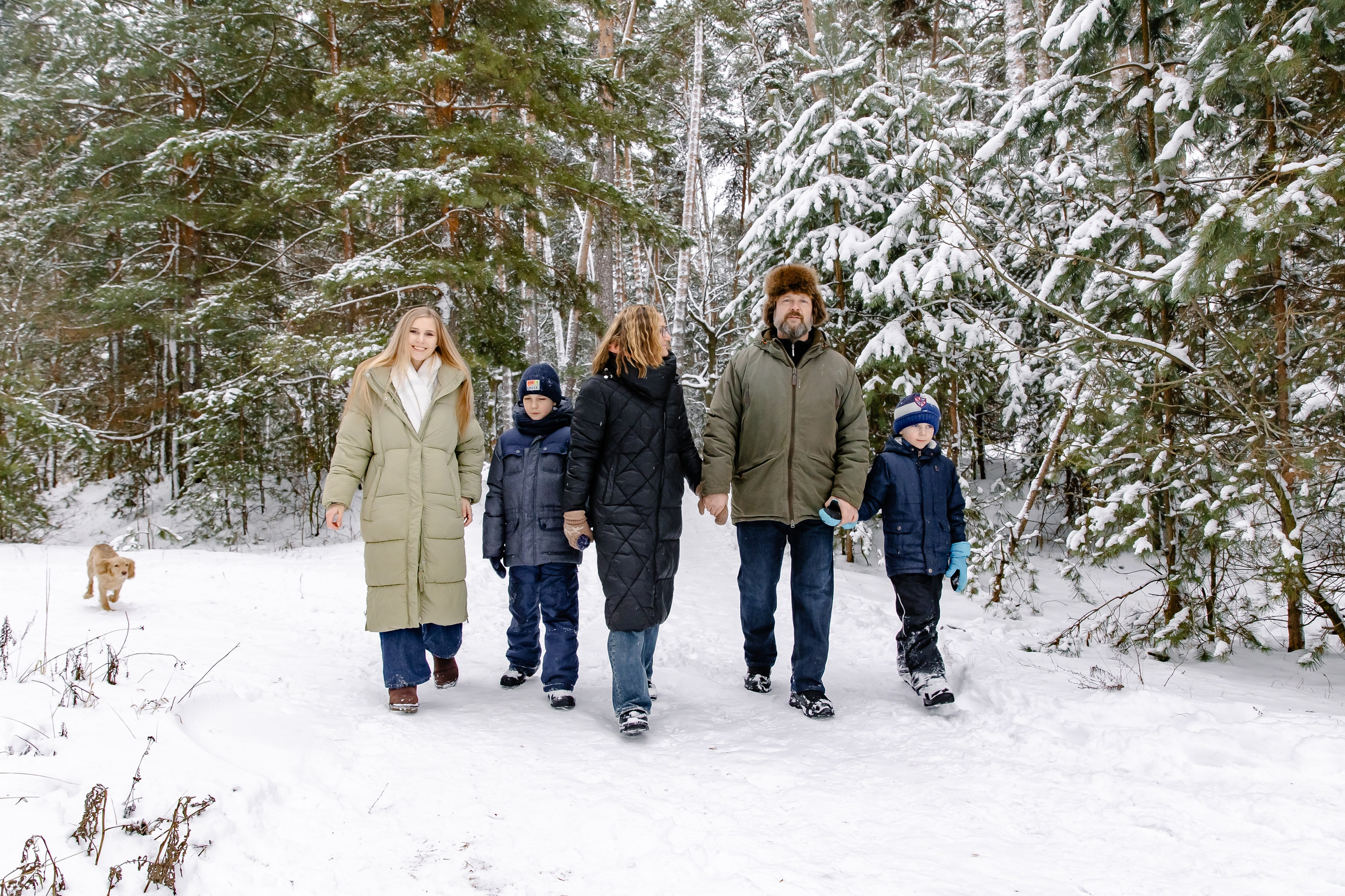 Прогулка в лесу. Свадебный и семейный фотограф в Рязани Саша Крутых