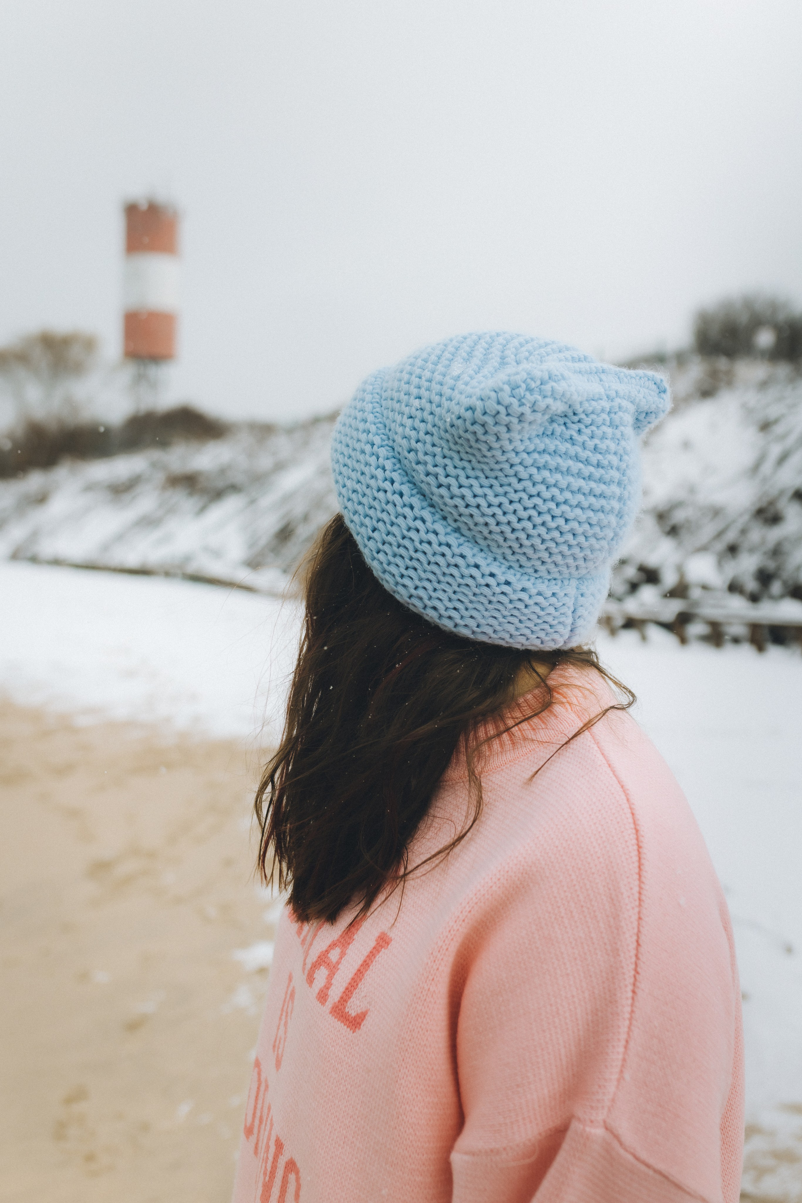 Маша и зима на Балтике. Фотограф Зеленоградск Красильникова Елена