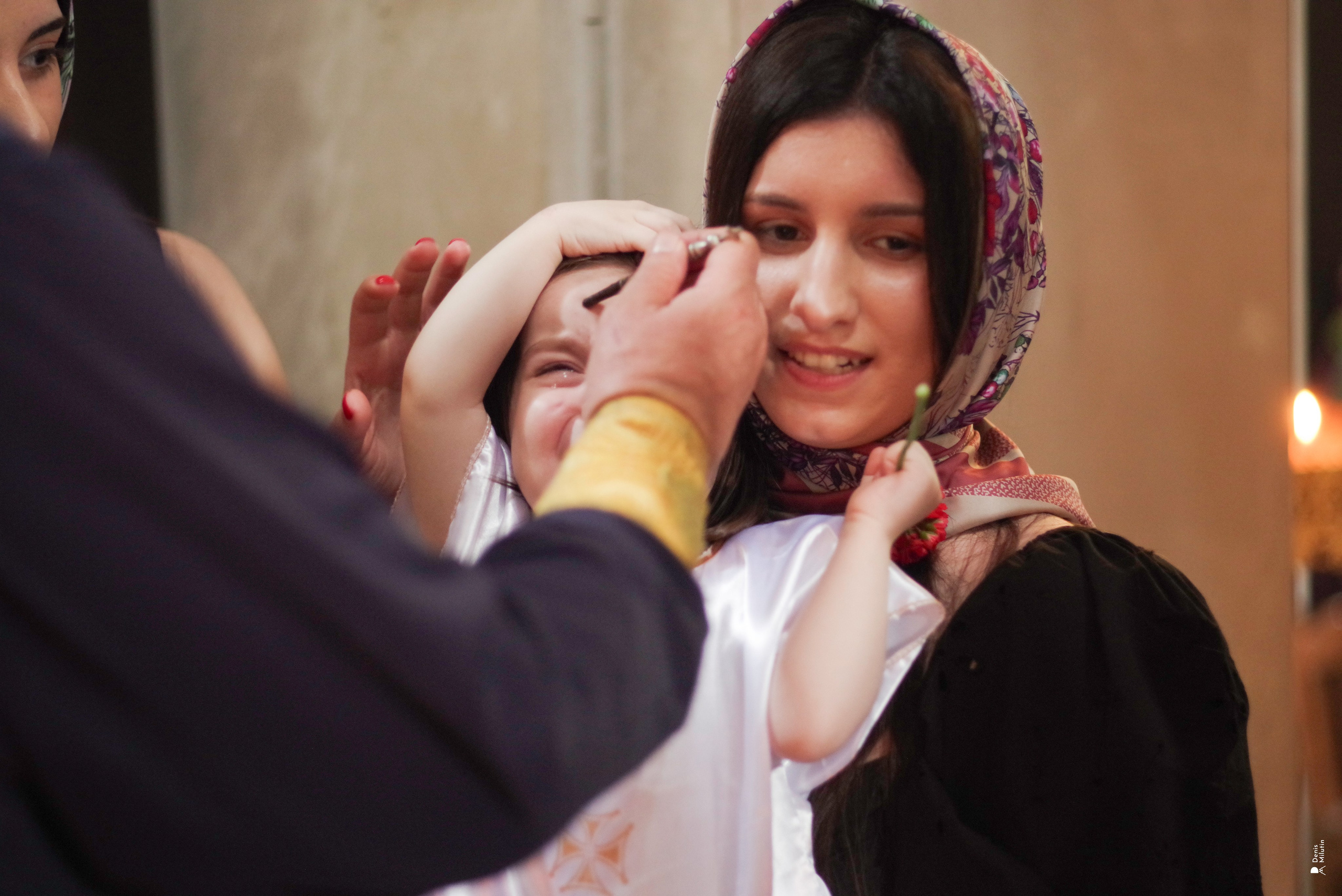 Крещение Сенаки. Портретный фотограф Денис Милютин