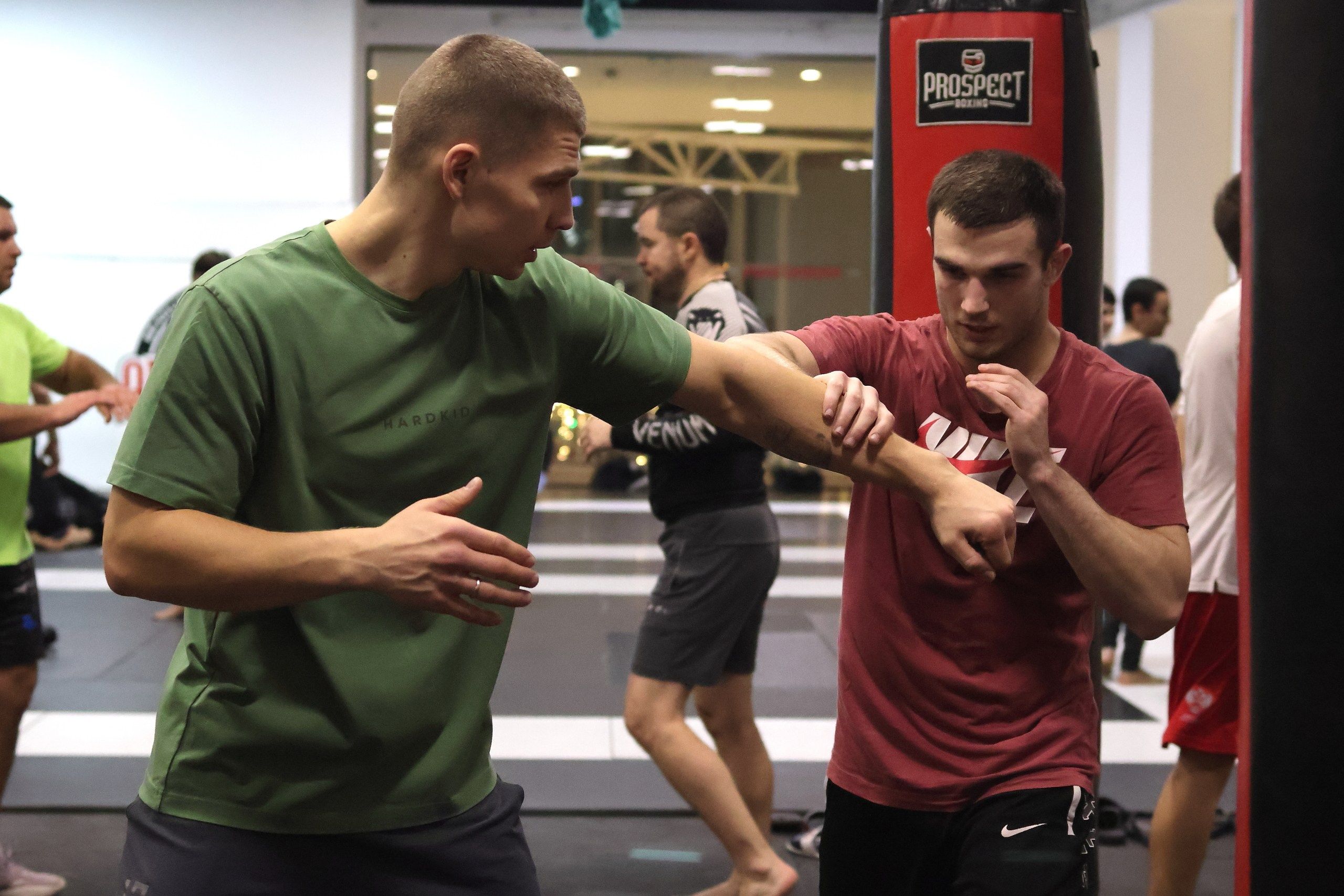 Тренировка по боксу в клубе Tiger. Спортивный и репортажный фотограф Ермакова Светлана