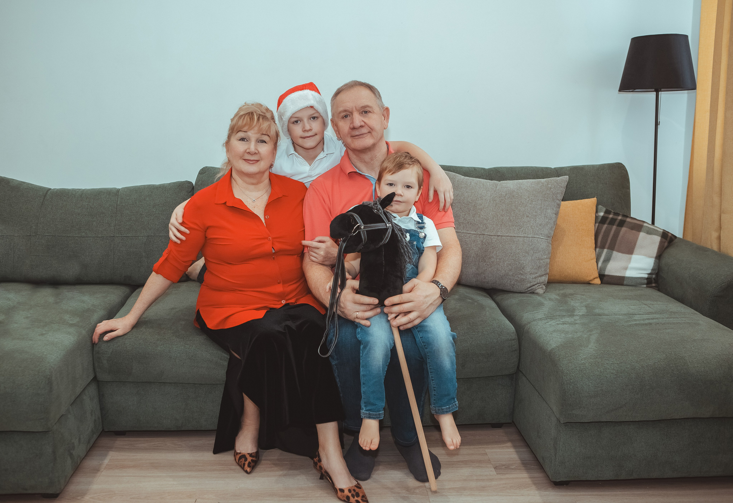 Новый год в кругу семьи (домашняя съемка). Вера Соколова фотограф Воронеж