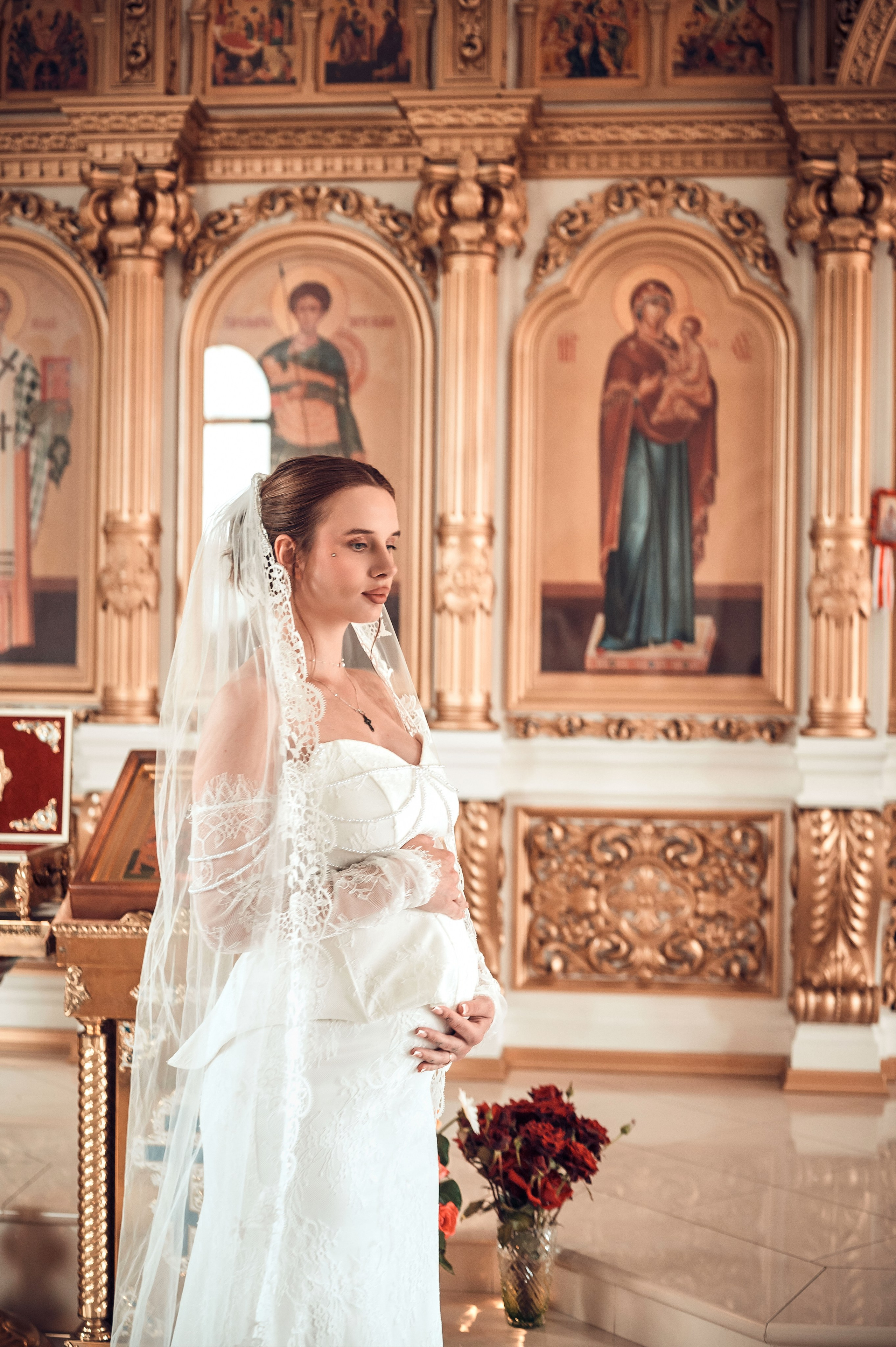 Таинство Венчания Владислава и Алины Свято-Георгиевском храм. пгт Афипский. Фотограф на Таинство Венчания и Крещения в Краснодаре Абрамова Людмила