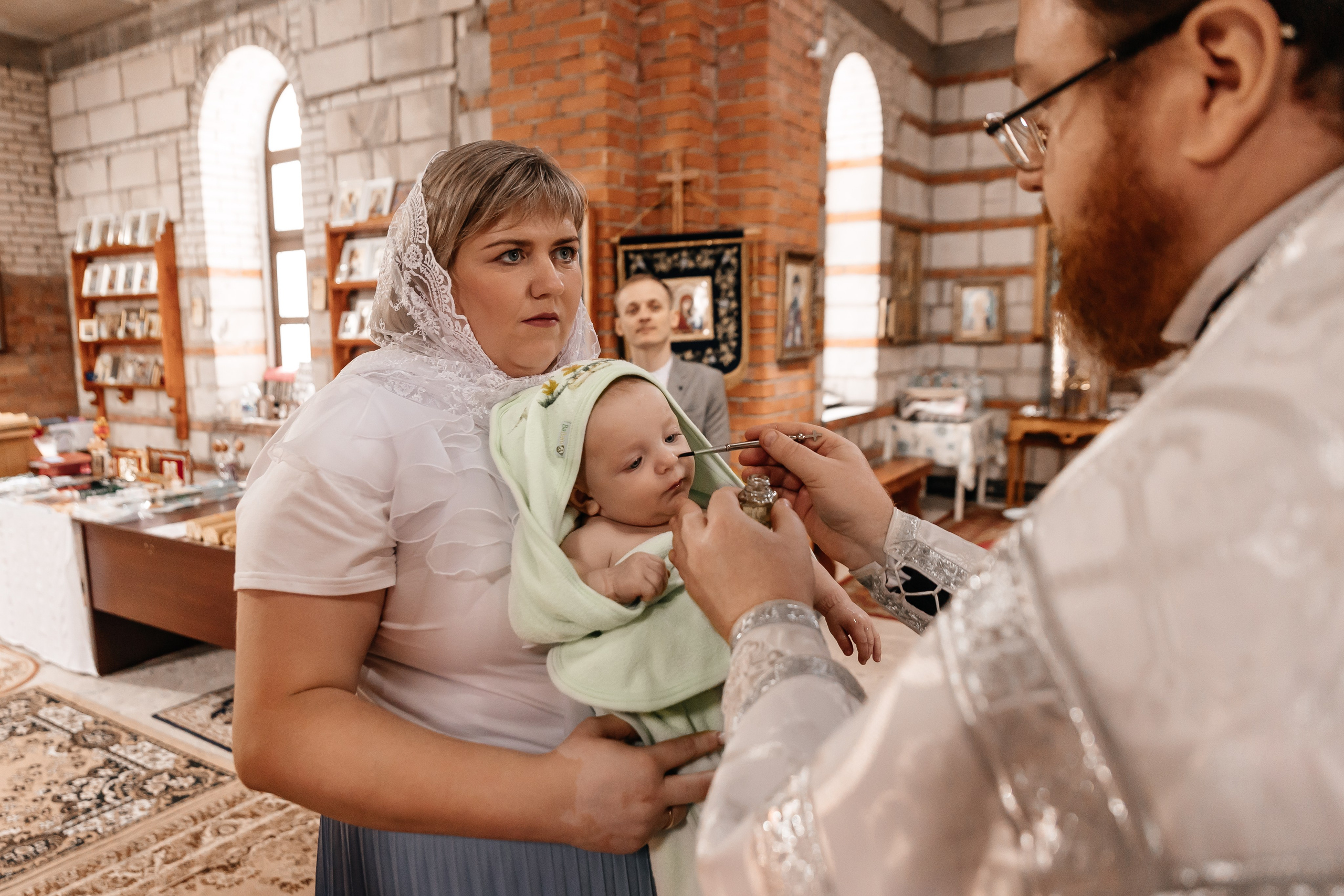 Крещение Максима. Семейный фотограф Минск Усова Ольга