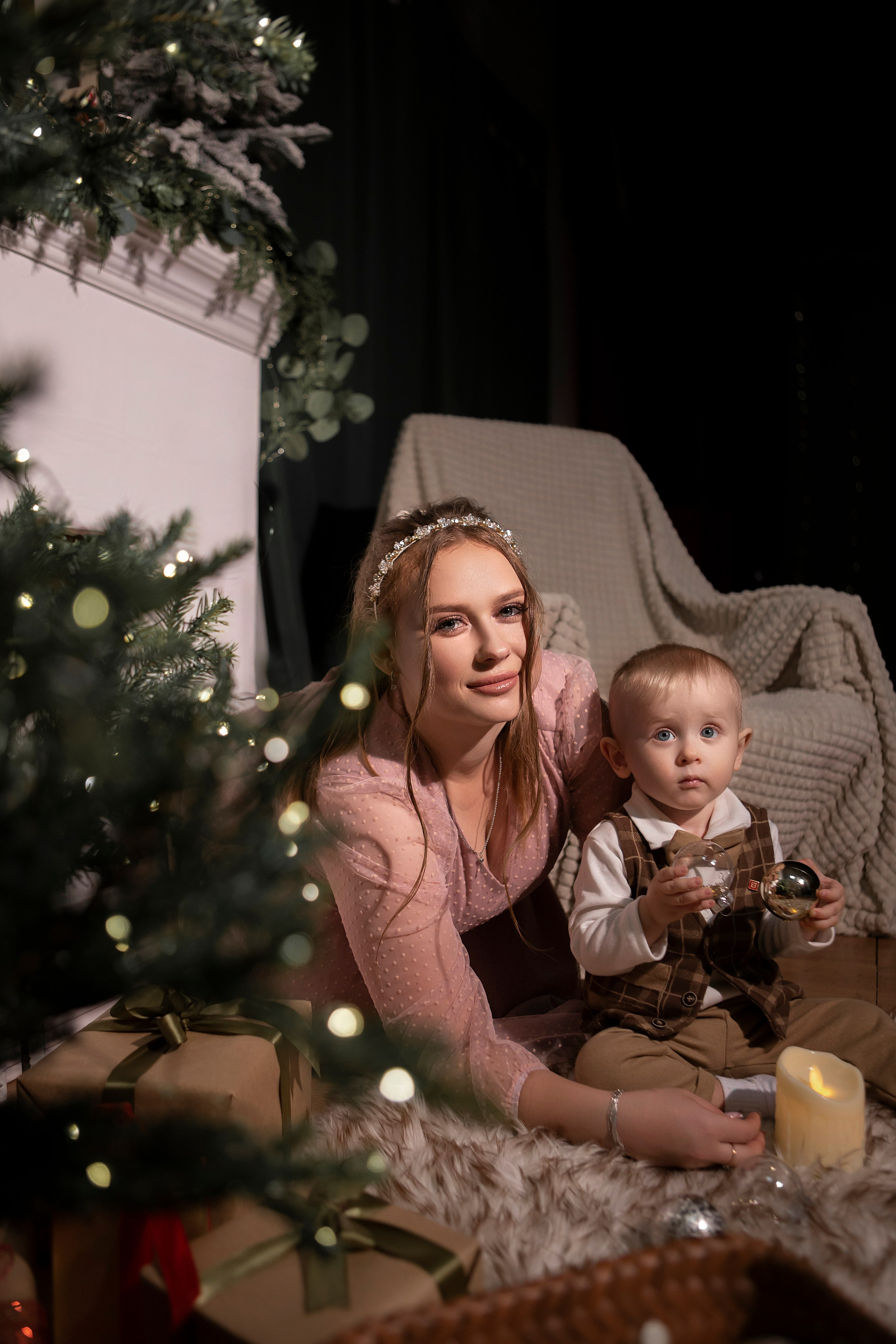 Саша и Вика с сыночками. Фотограф Лесозаводск/Хабаровск