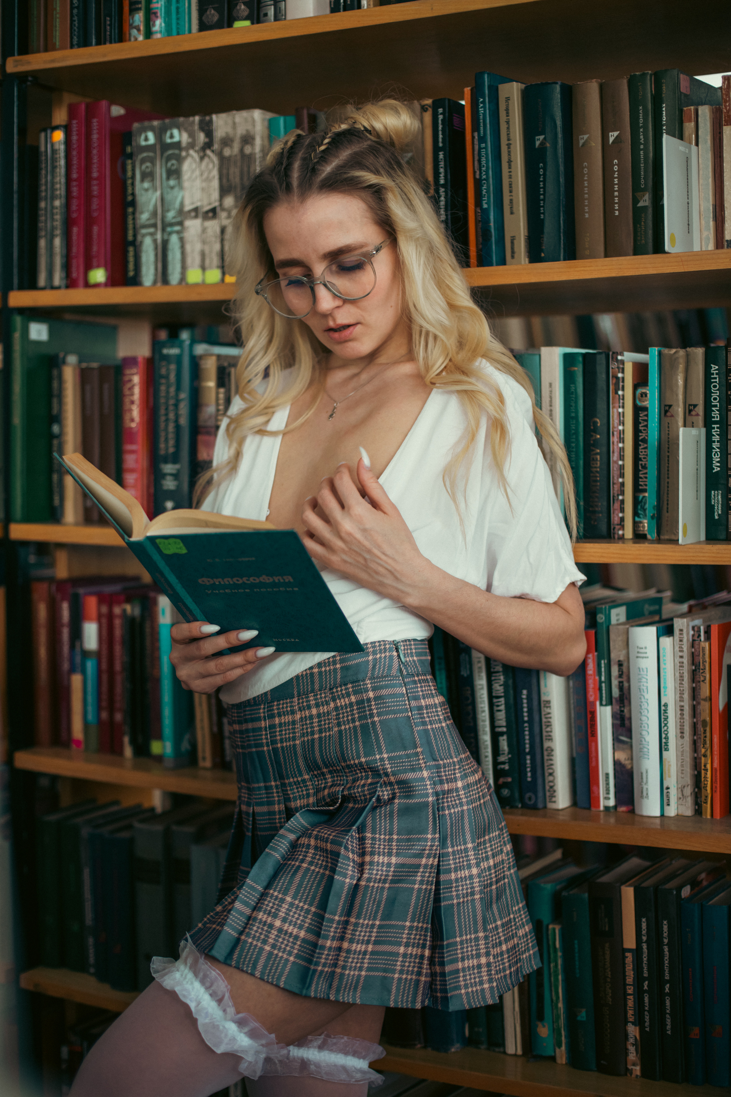 Фотосессия в библиотеке ЗИЛ. Москва