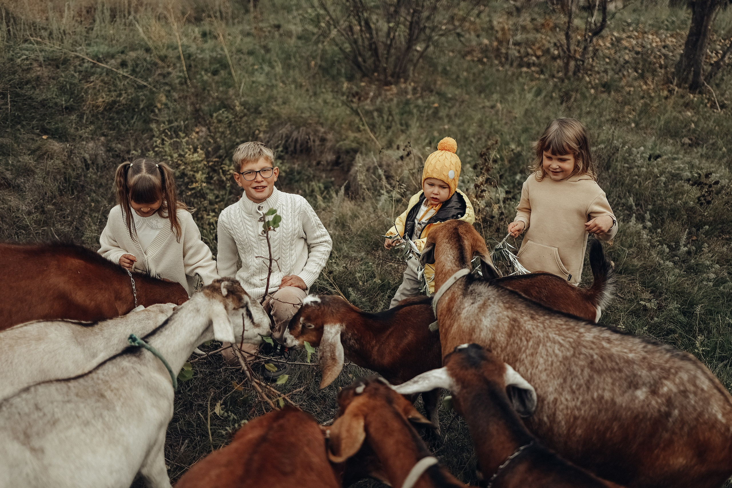 Семейная прогулочная съёмка. Фотограф в Астане Элина Багинская