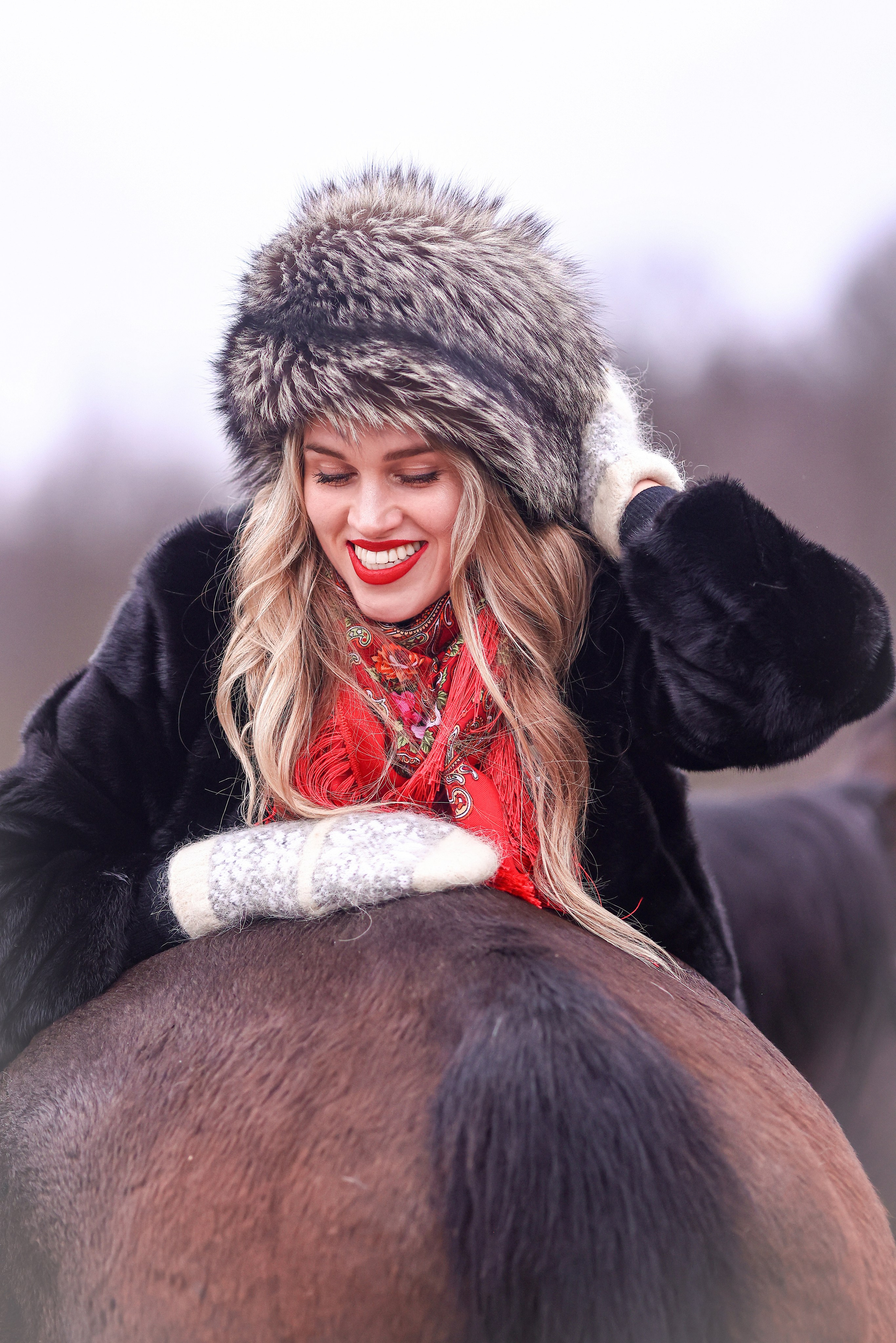 Юля и Питер. Фотосессии с лошадьми