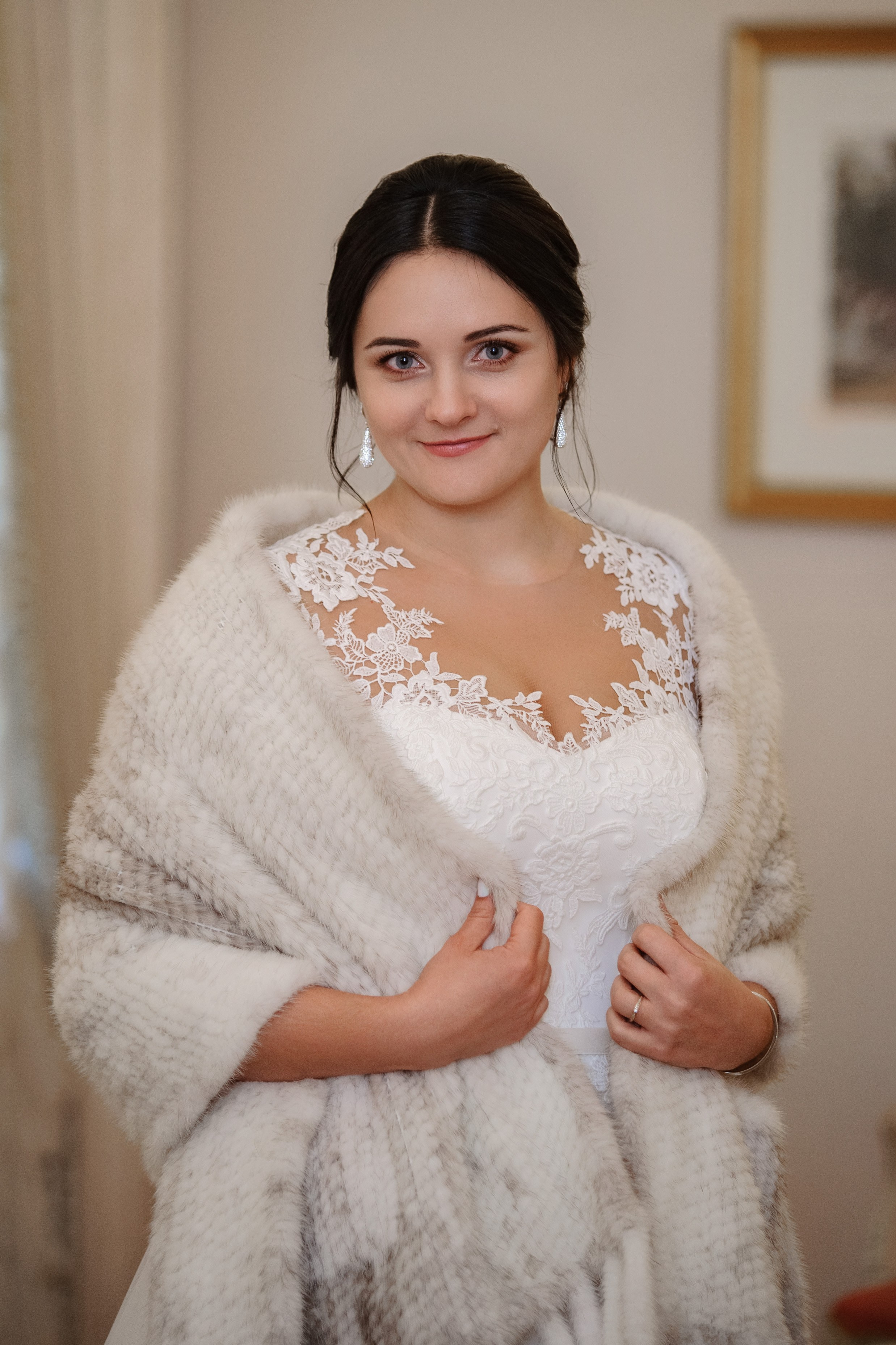 Фотосессия для невесты в интерьерах дворца в Пушкине.