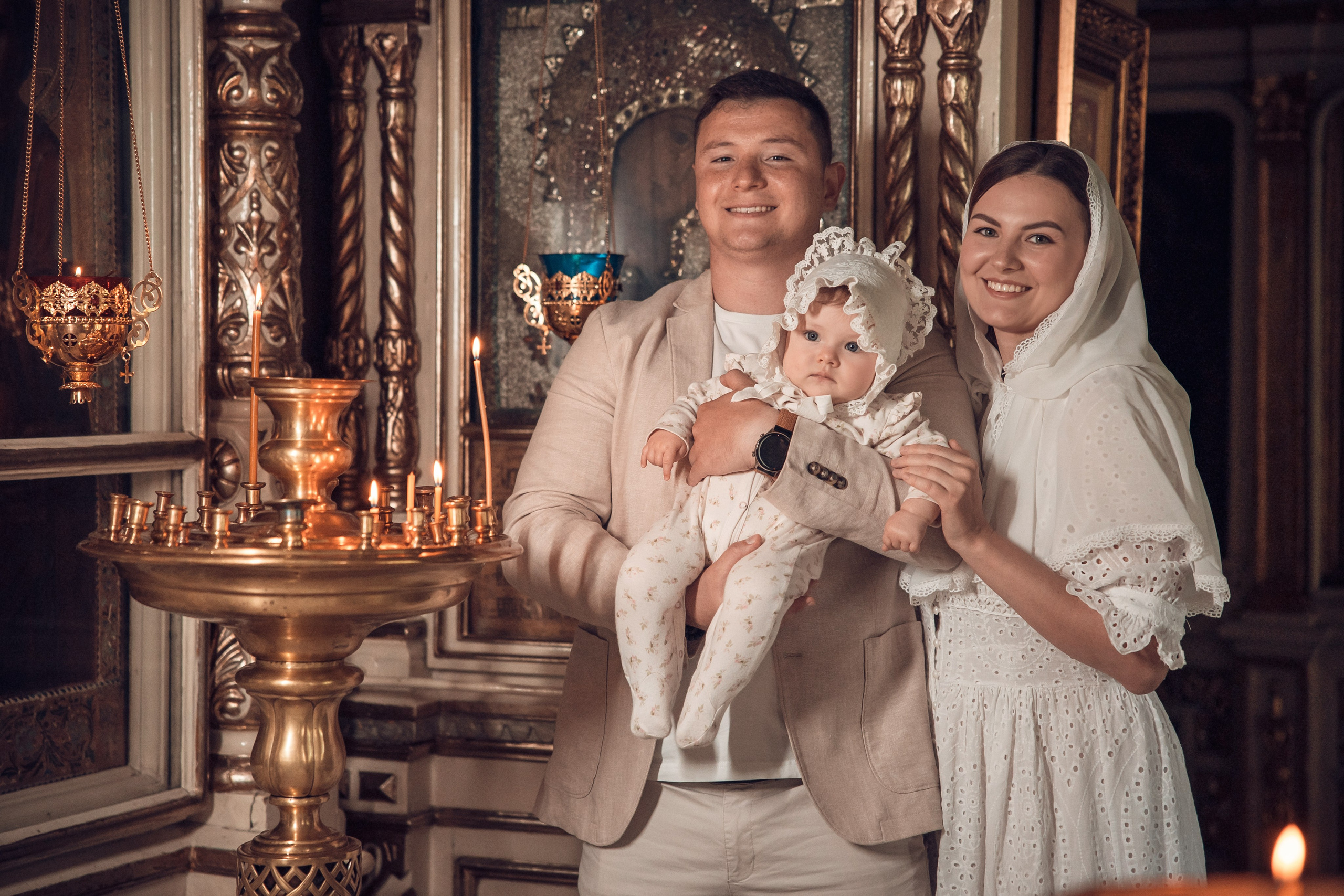 Таинство крещения. Семейный и детский фотограф в Москве Орешина Юлия