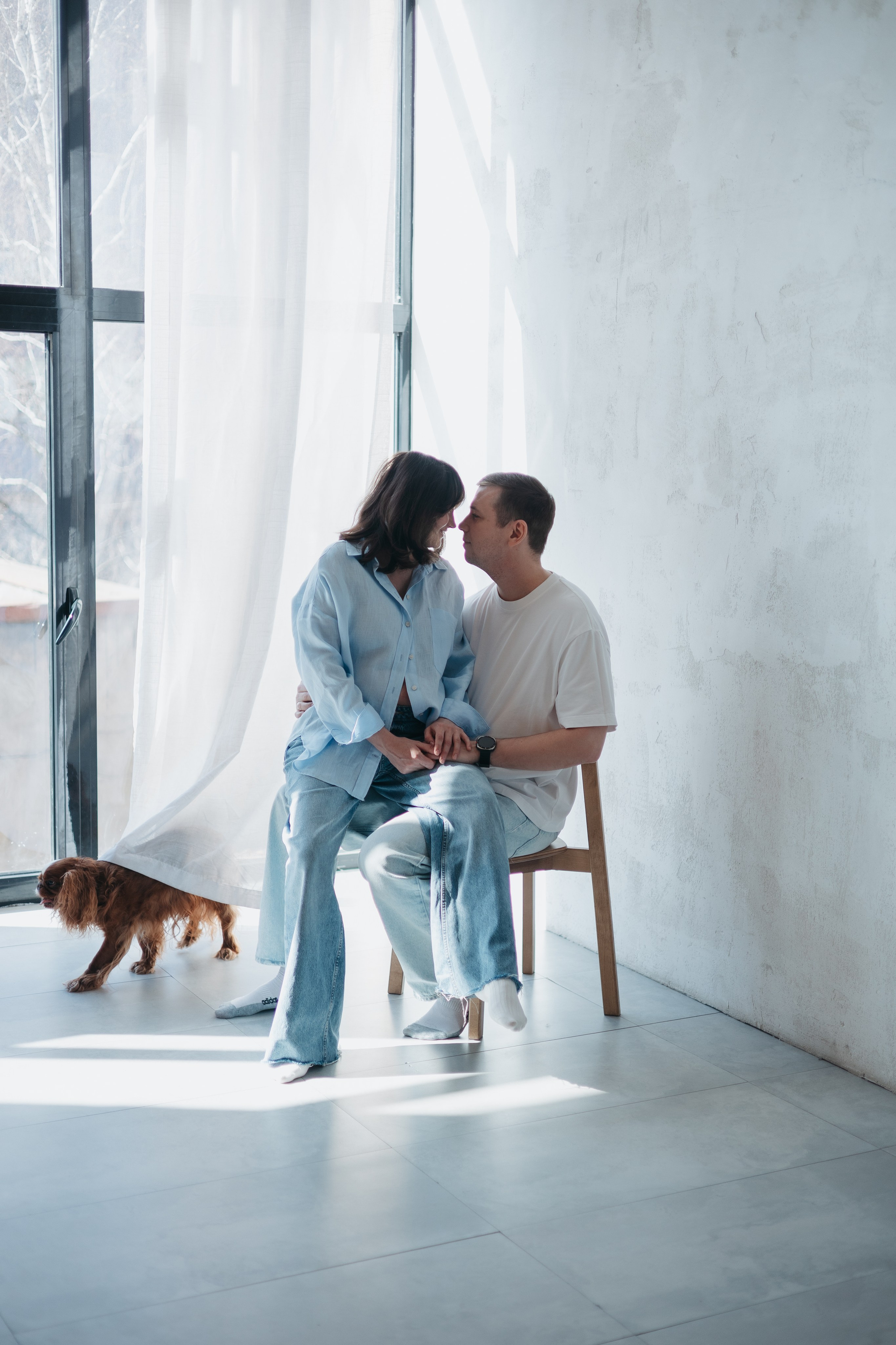 Полина, Максим и Кекс. Фотограф животных Евгения Верцинская