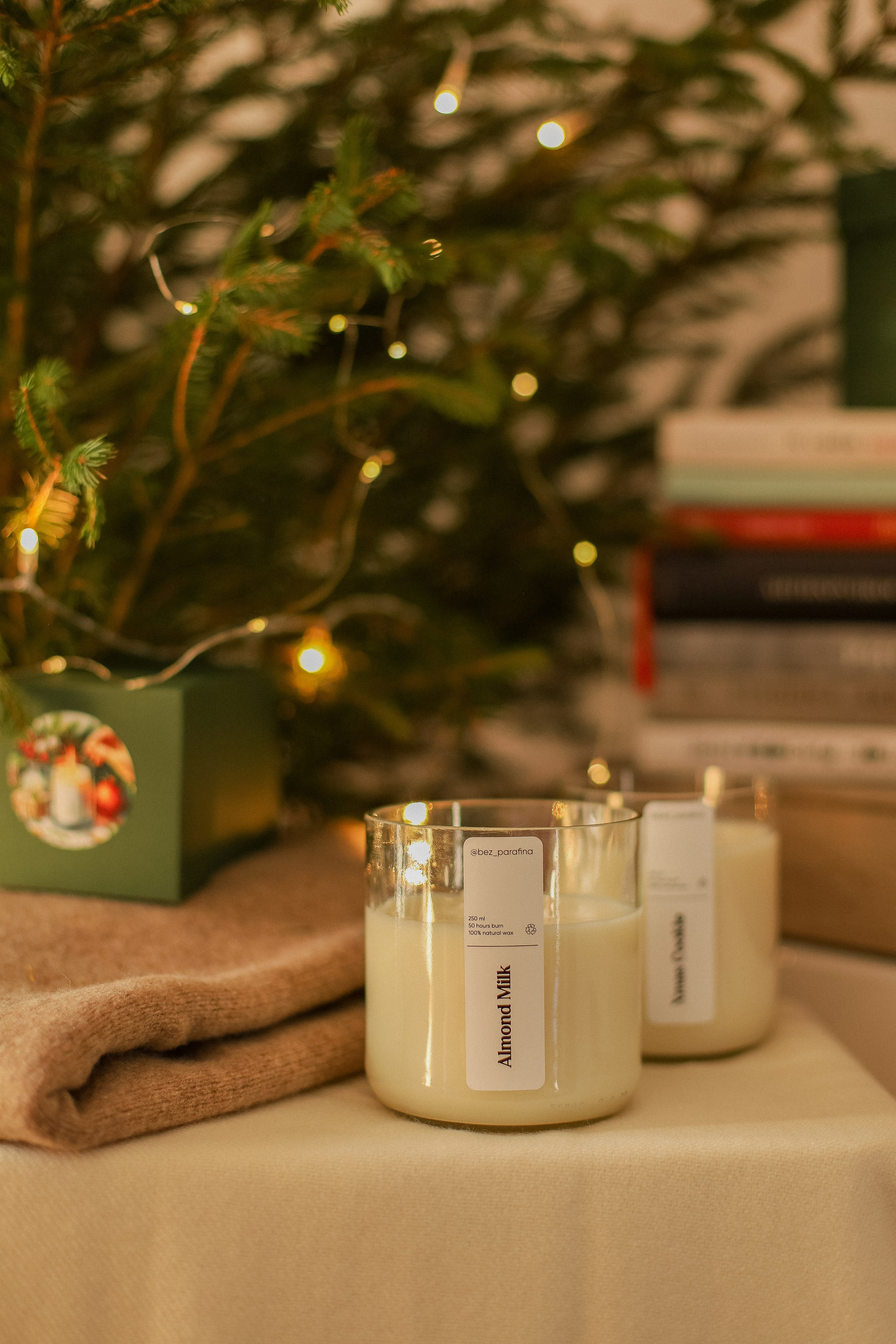 New Year PhotoContent for candles brand. Photographer in Montenegro — professional photoshoots