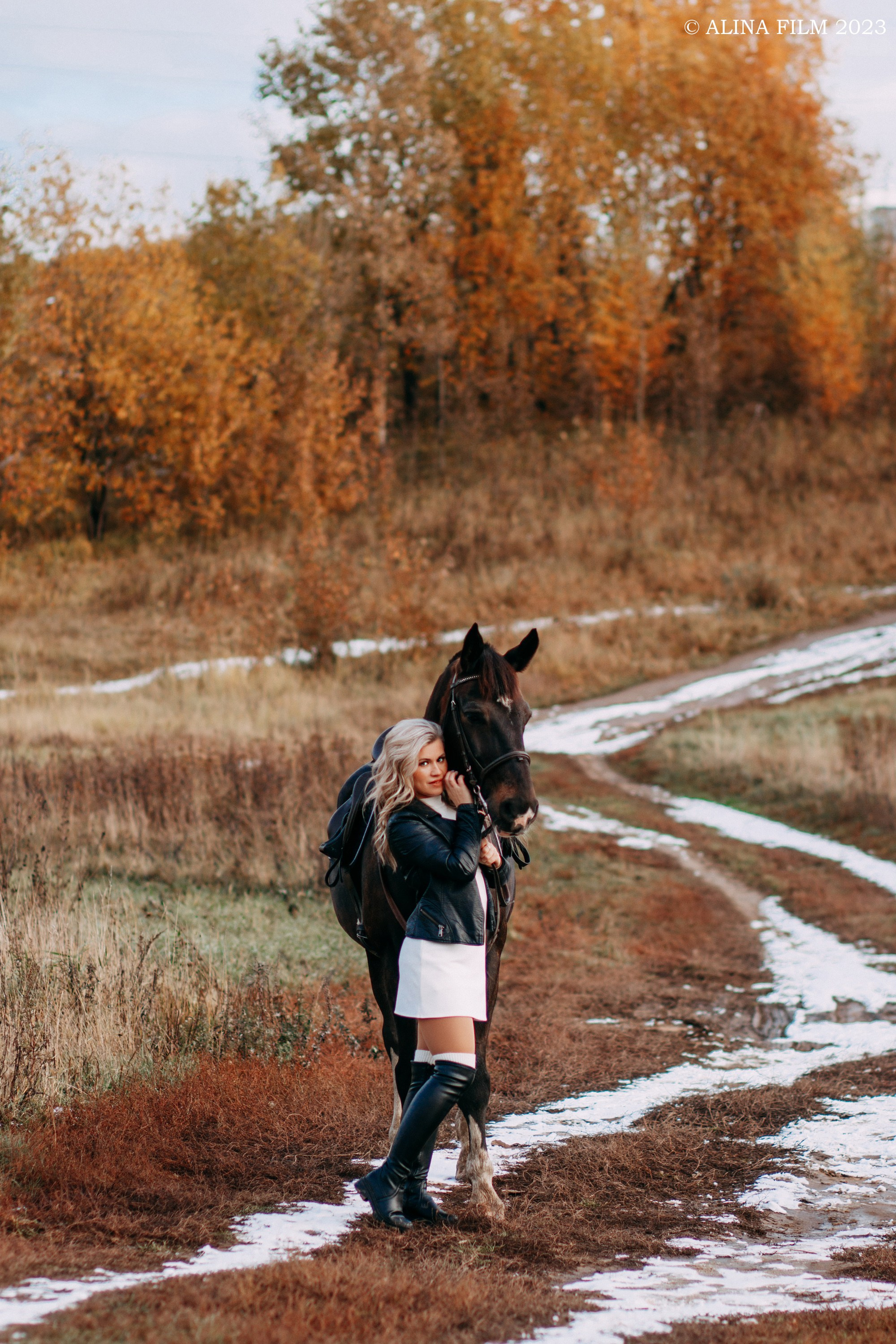 Съемка с лошадью. Фотограф в Санкт-Петербурге Alina Film