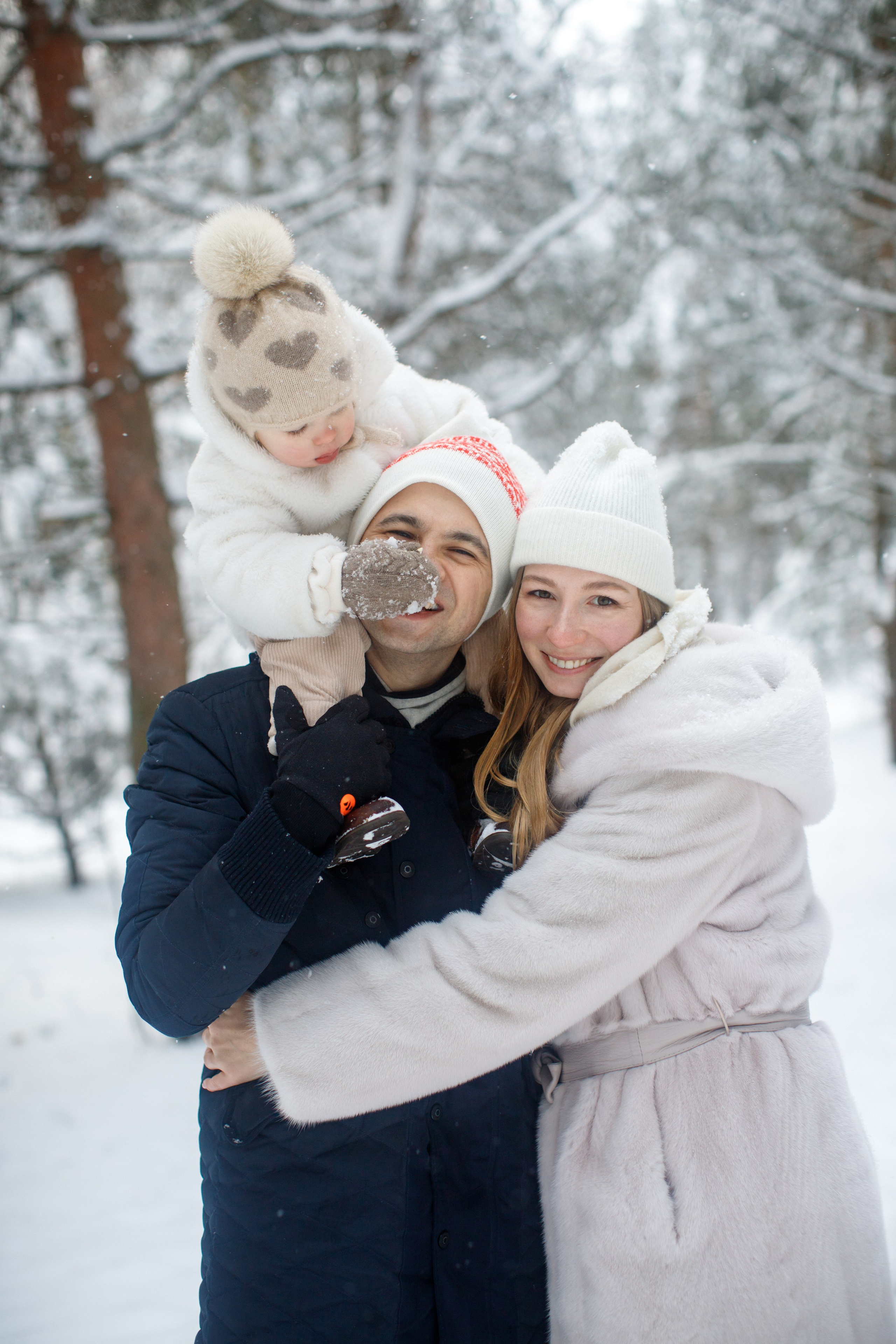 Зимние объятия. Детский и семейный фотограф Мария Киселёва. Москва