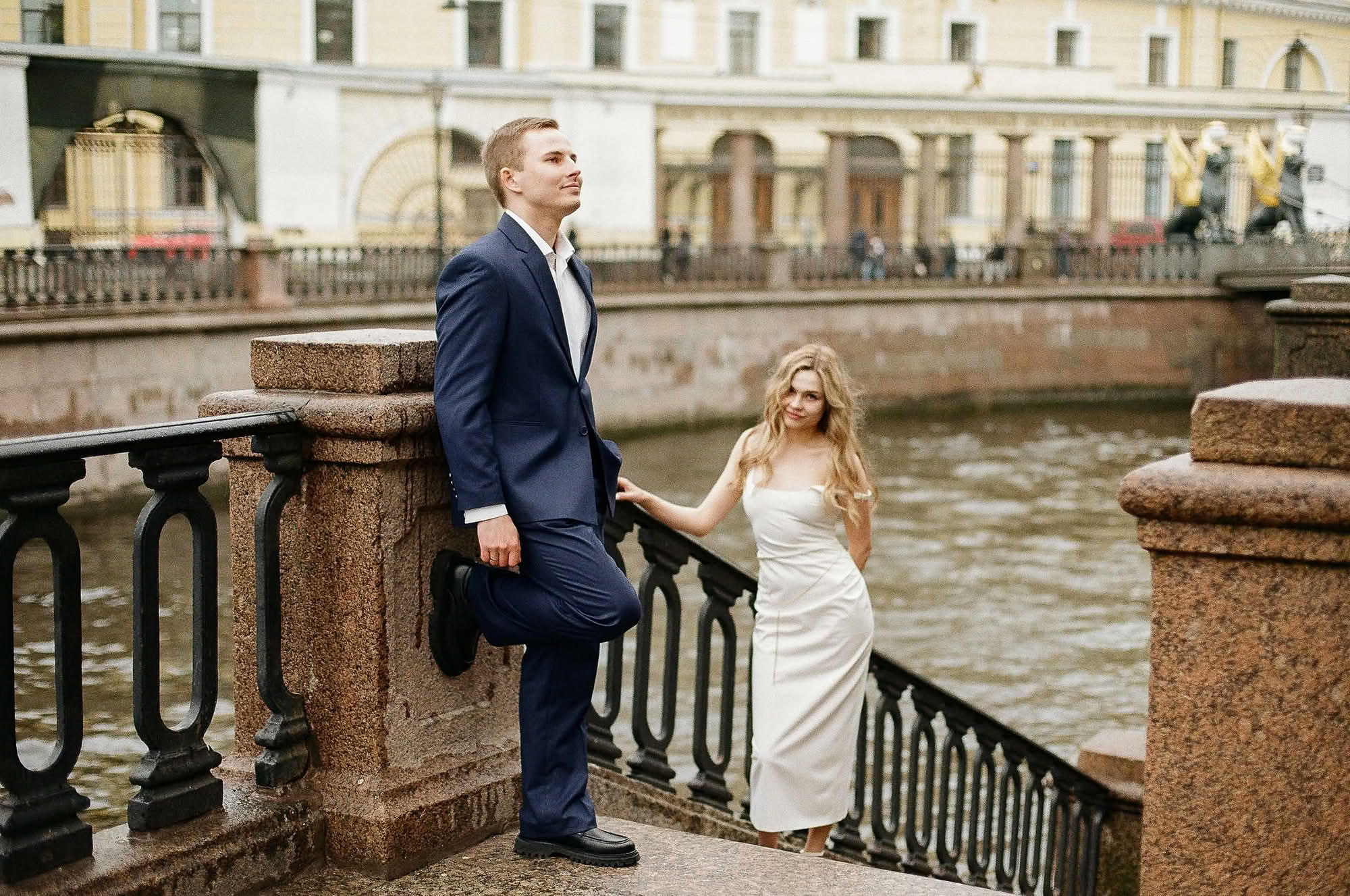 Съёмка на плёнку на свадьбе в Санкт-Петербурге