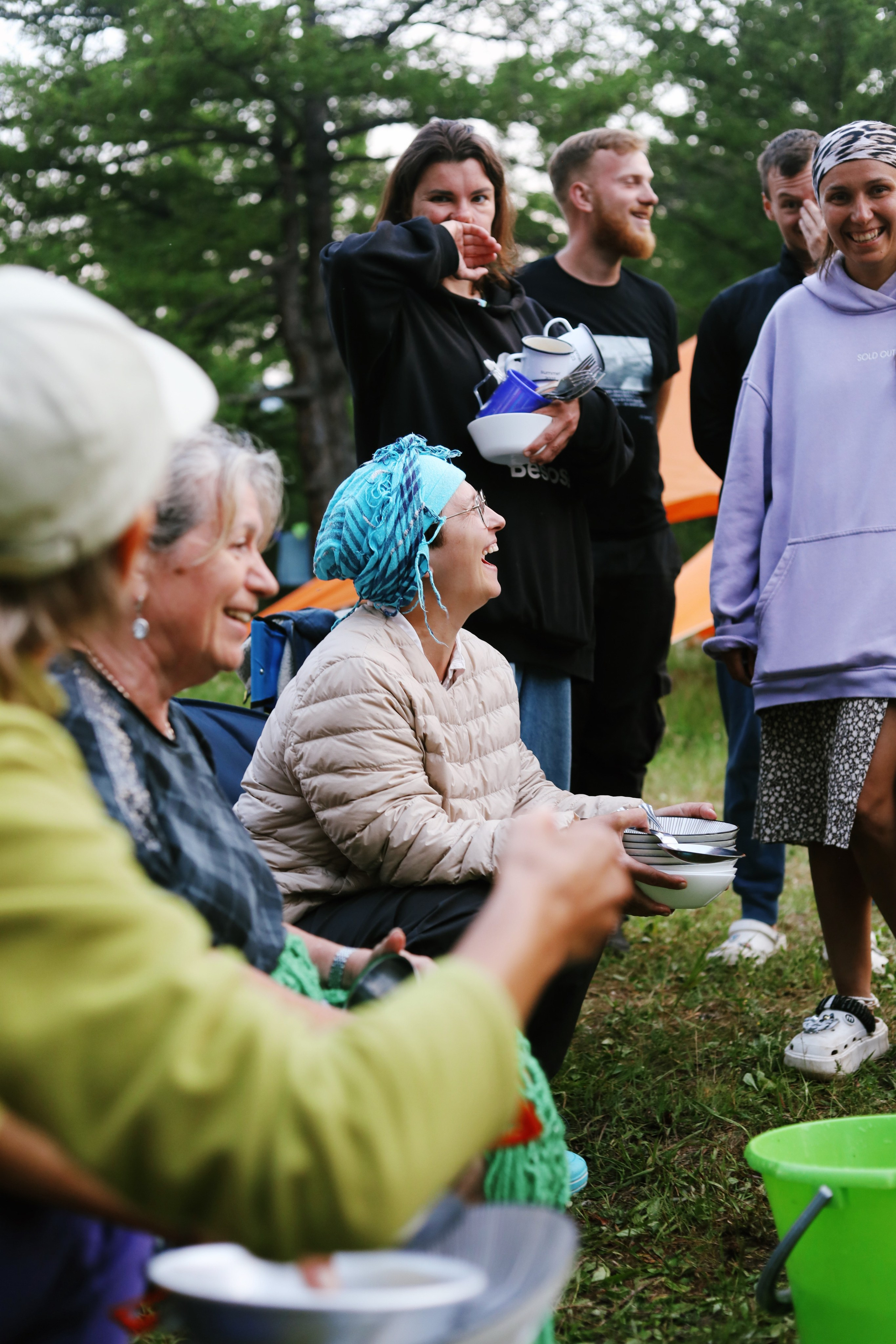 Лето 2024 / палатки. 1642 — первый лагерь для взрослых на Байкале