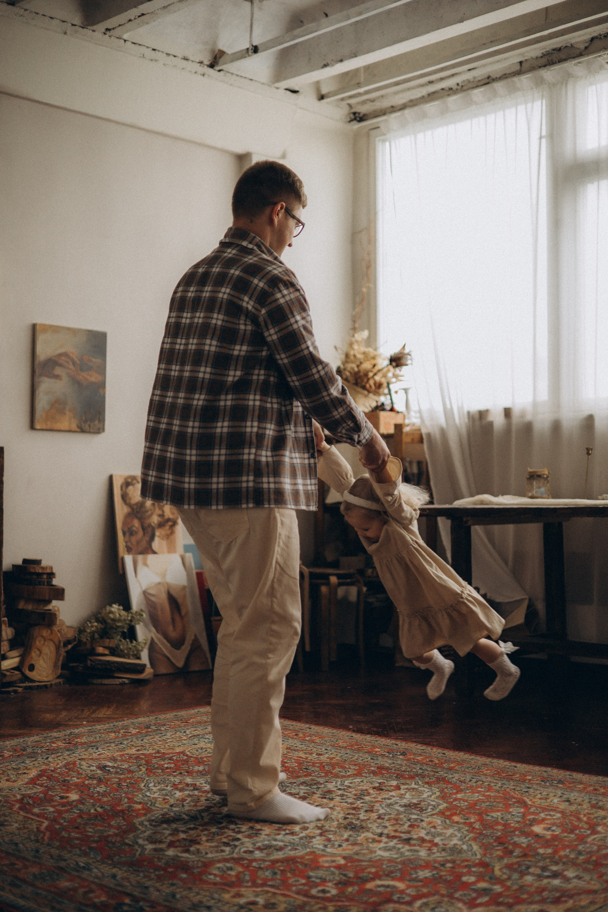 Папа и дочка. Семейный фотограф в Москве Аникина Наталья